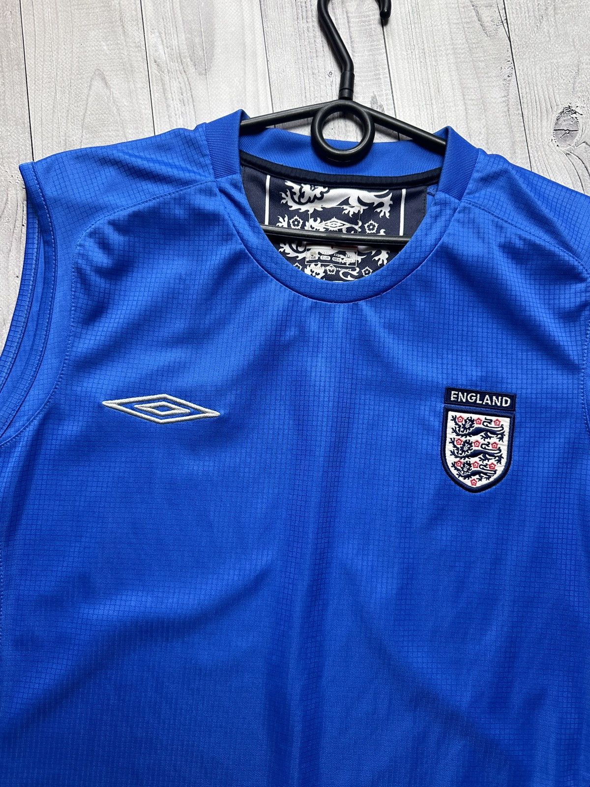 Umbro × Vintage Vintage England soccer tee jersey blue rare size XXl Size US XXL / EU 58 / 5 - 2 Thumbnail