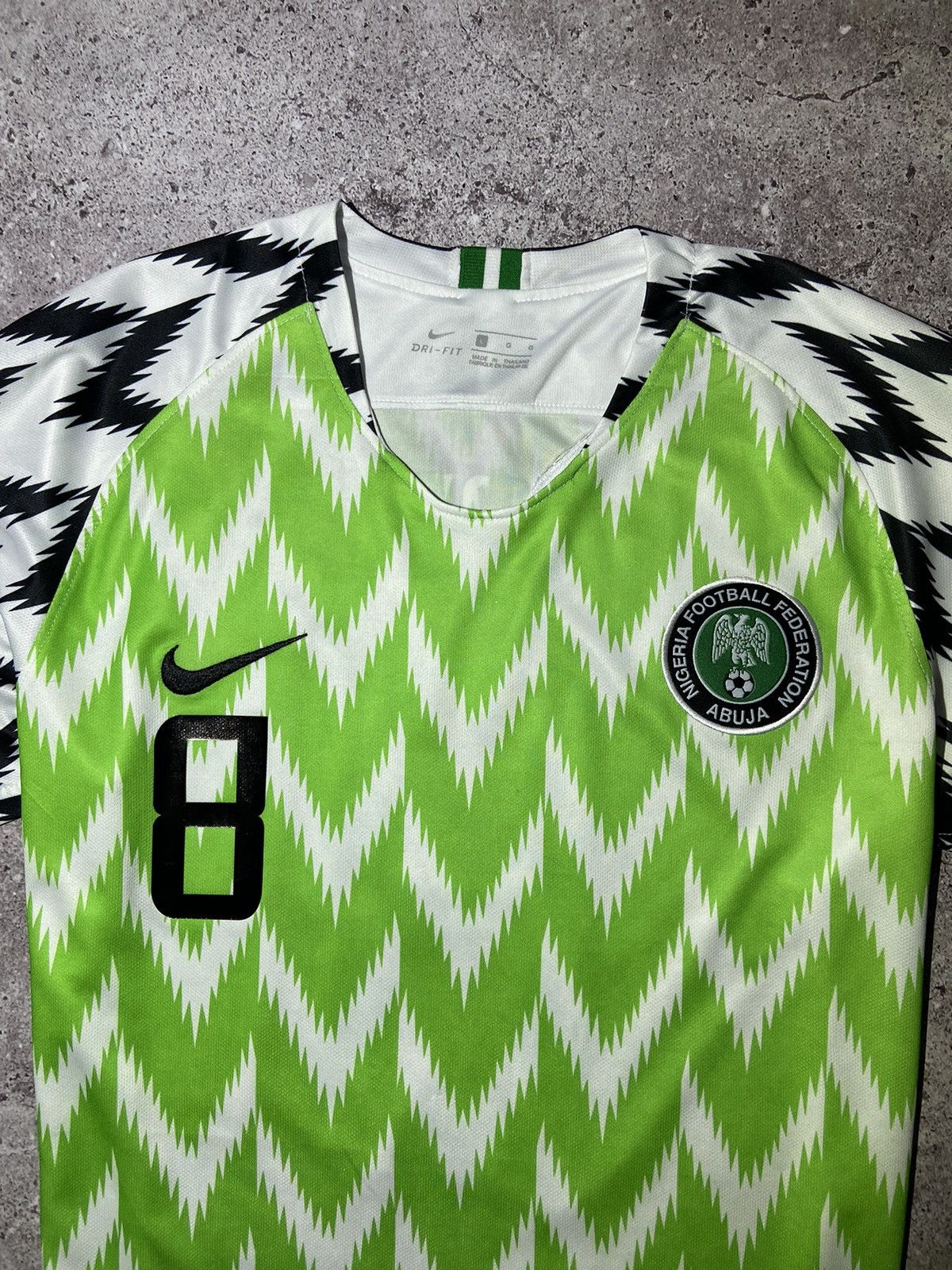 Nike 💥Nigeria Iheanacho #8 2012 prayer football jersey t-shirt‼️ Size US L / EU 52-54 / 3 - 2 Thumbnail