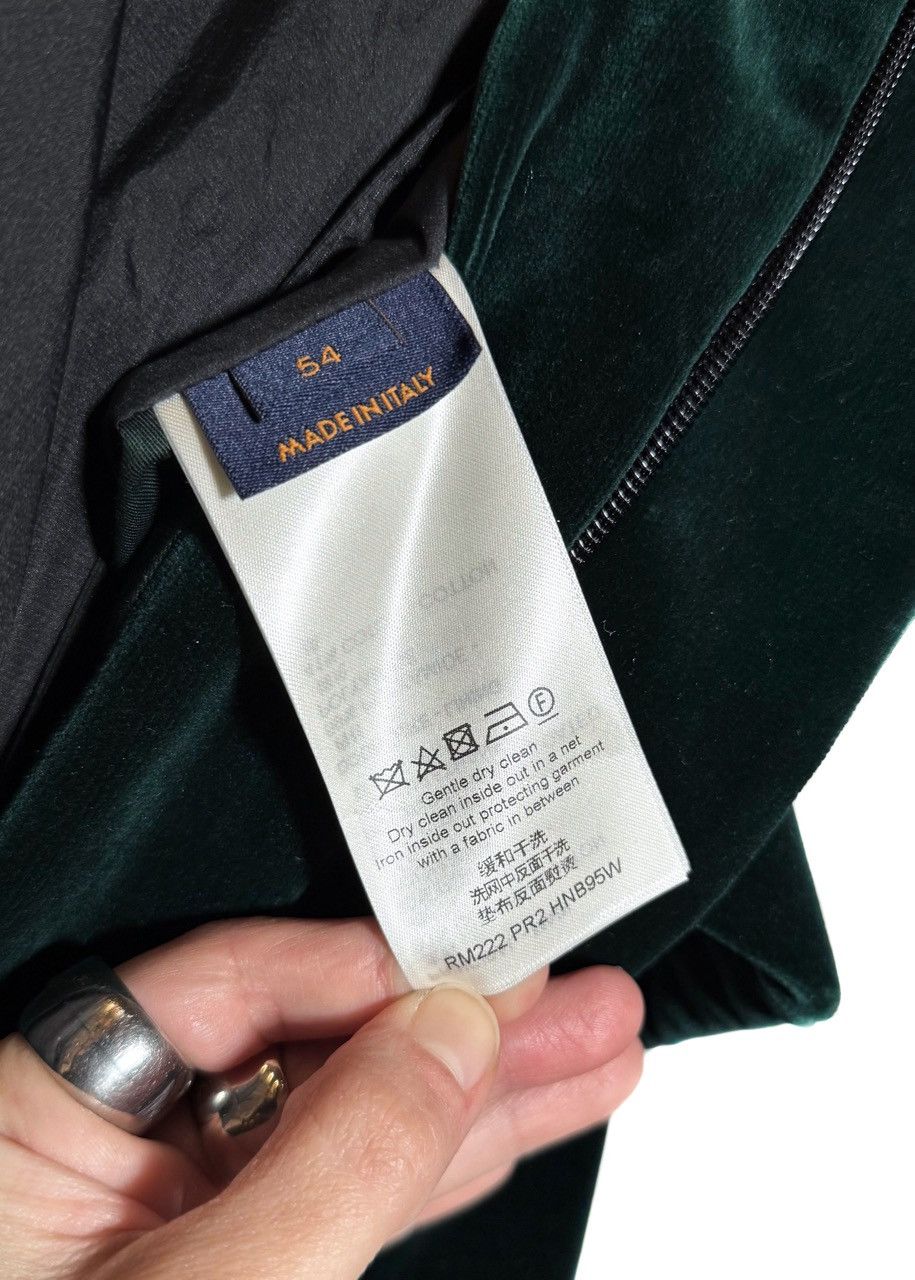 Louis Vuitton Louis Vuitton Colorblock Green Velvet Windbreaker Jacket Size US XL / EU 56 / 4 - 13 Thumbnail