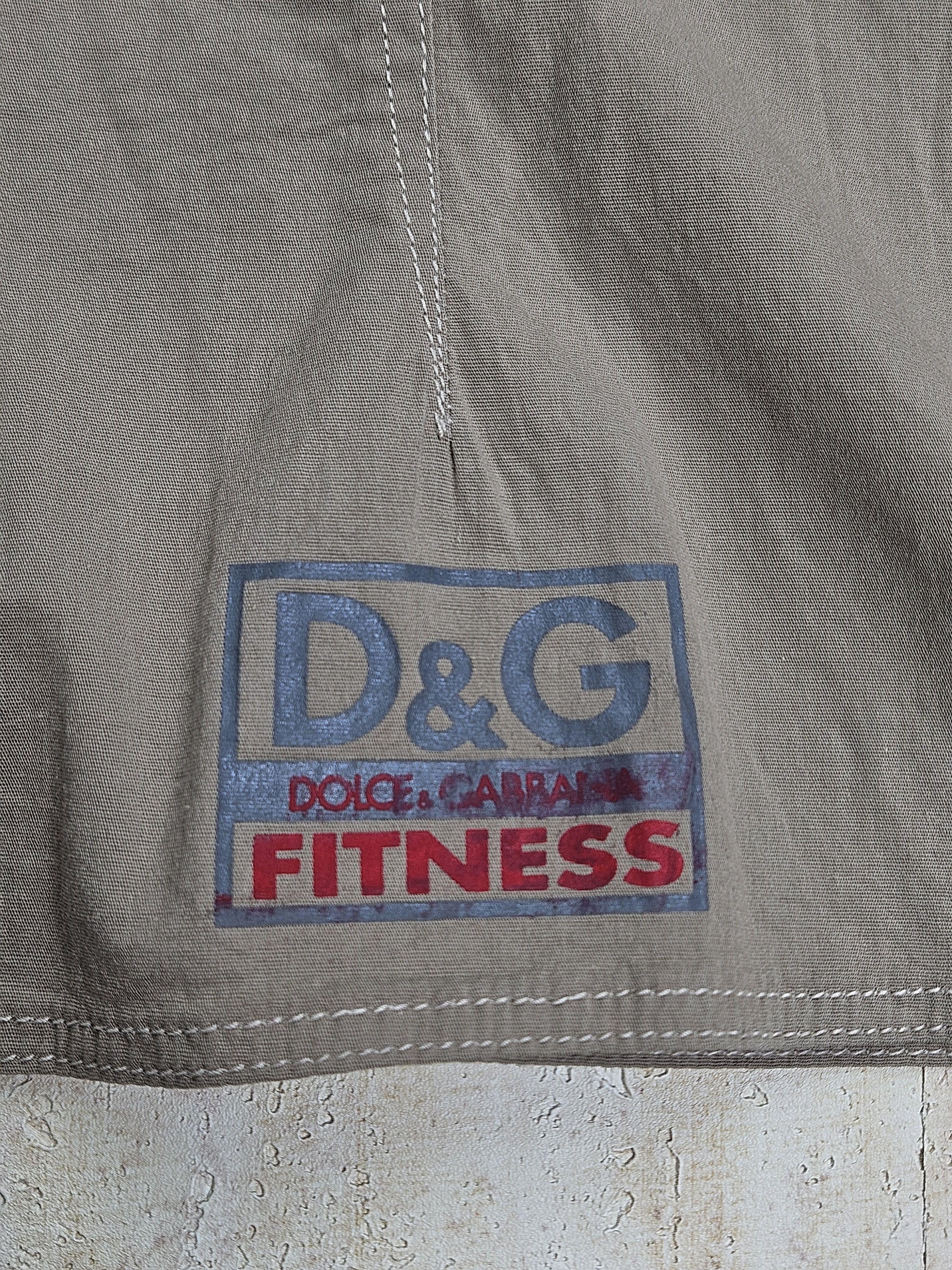 Dolce & Gabbana Khaki Cotton Short Sleeve Shirt Size M / US 6-8 / IT 42-44 - 3 Thumbnail