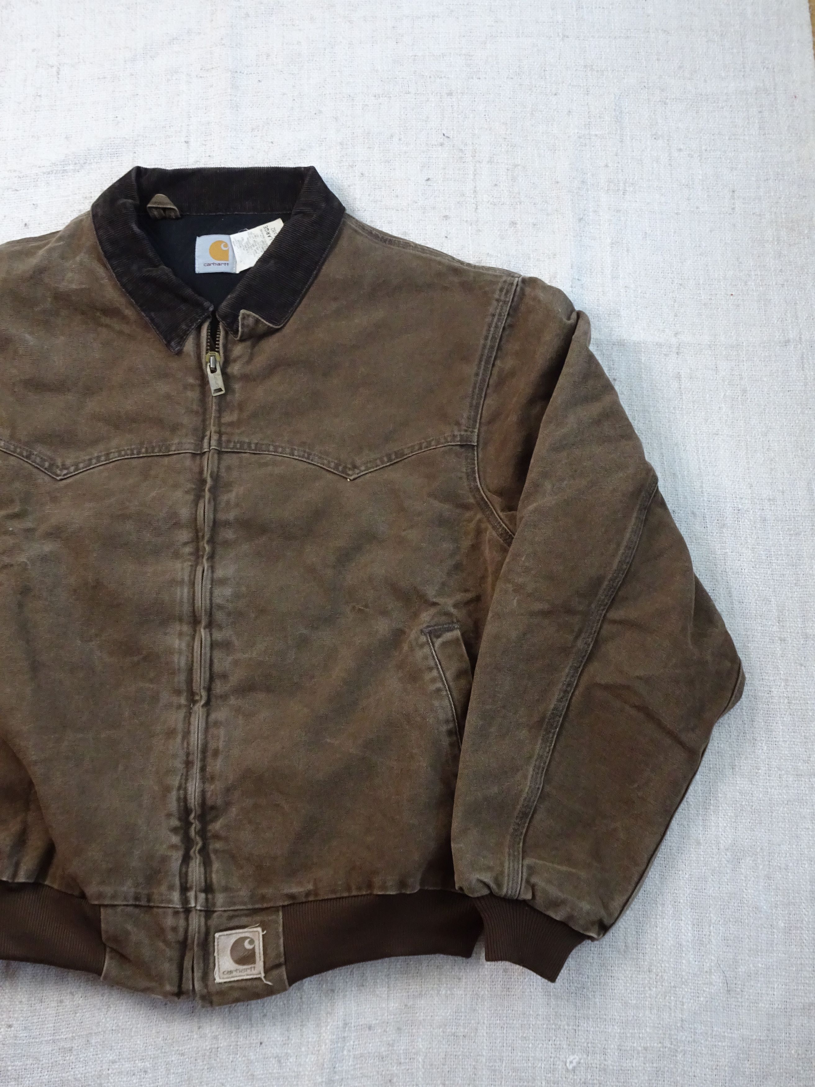 Carhartt Vintage Carhartt Detroit Jacket Canvas Workwear Brown Size US XXL / EU 58 / 5 - 2 Thumbnail