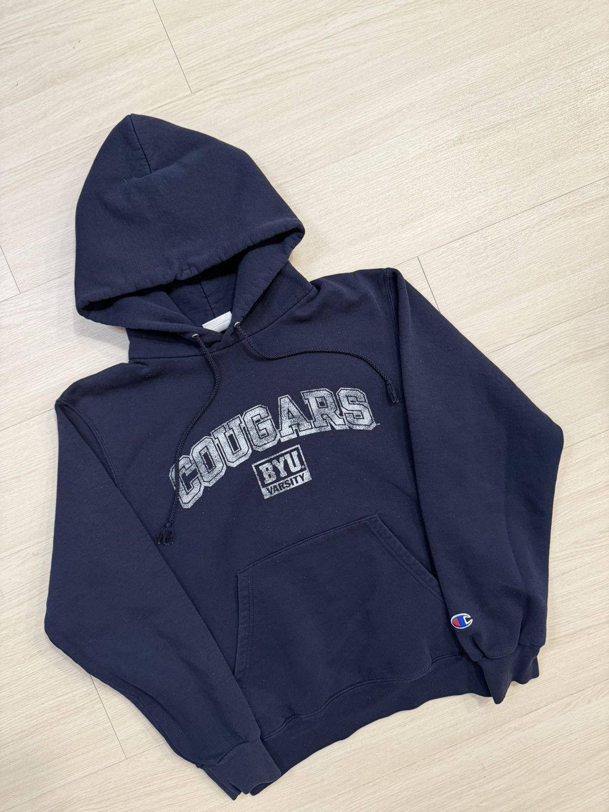 Champion Champion BYU Varsity Cougars Blue Pullover Hoodie Size US S / EU 44-46 / 1 - 2 Thumbnail
