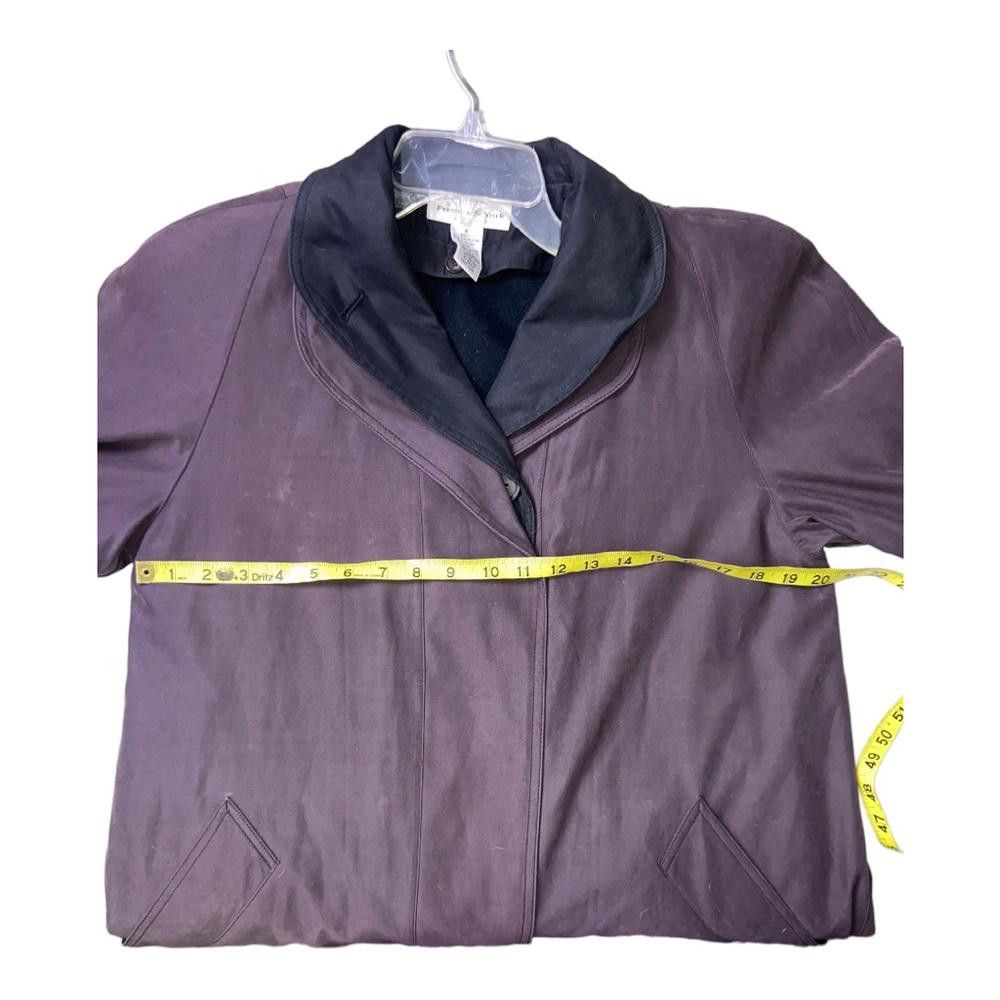 Preston & York Preston & York l Purple Faux Suede Ling Trench Coat Size 8 Size M / US 6-8 / IT 42-44 - 4 Thumbnail