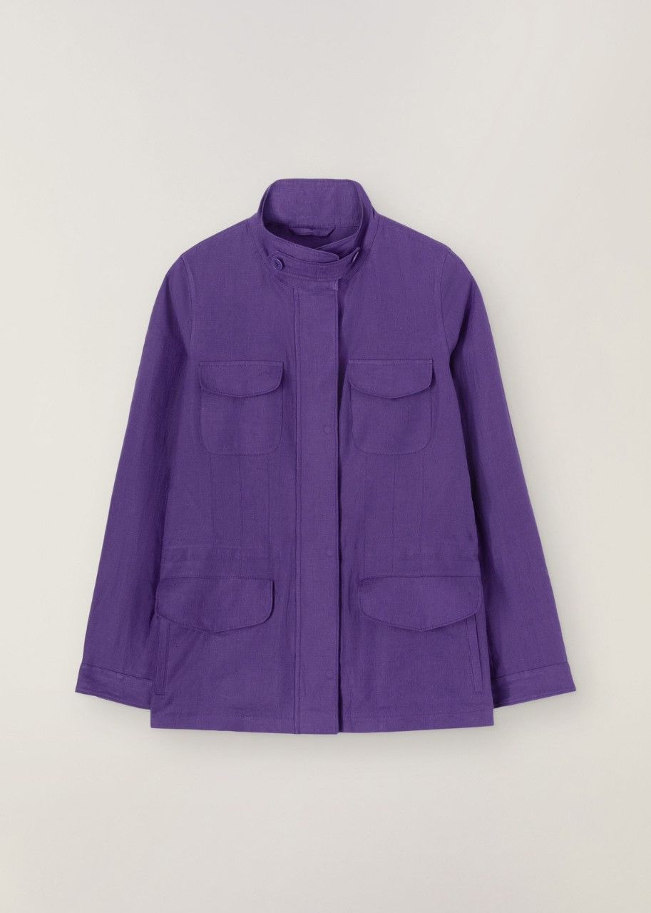 Loro Piana o1srvl11e0424 Jacket in Purple Size S / US 4 / IT 40 - 1 Thumbnail