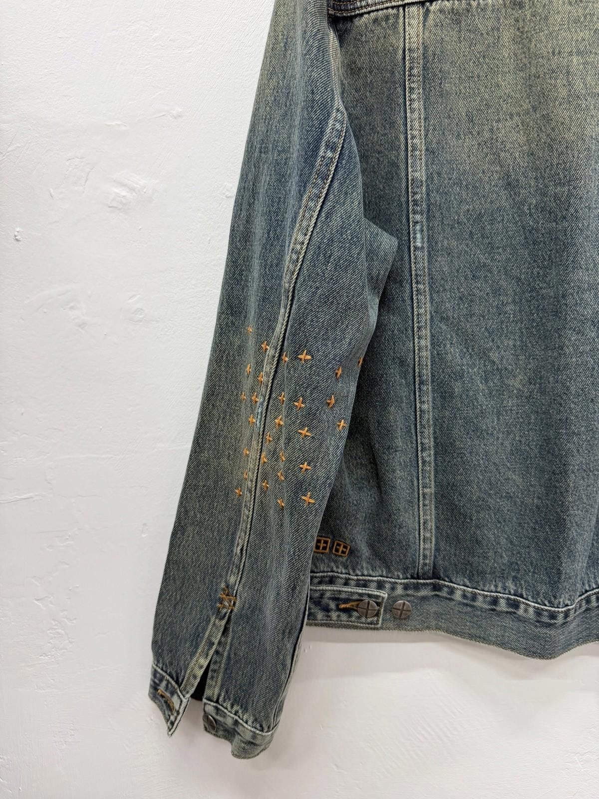 Ksubi new Ksubi mens embroidered jacket medium m denim blue Size US M / EU 48-50 / 2 - 5 Thumbnail