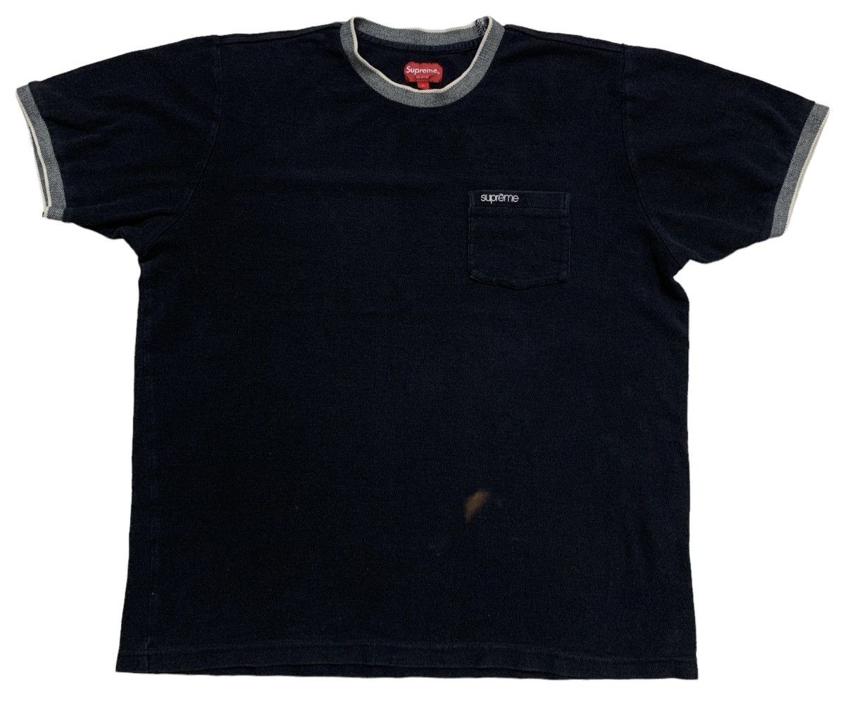 Supreme ribbed pocket tee new arrivals