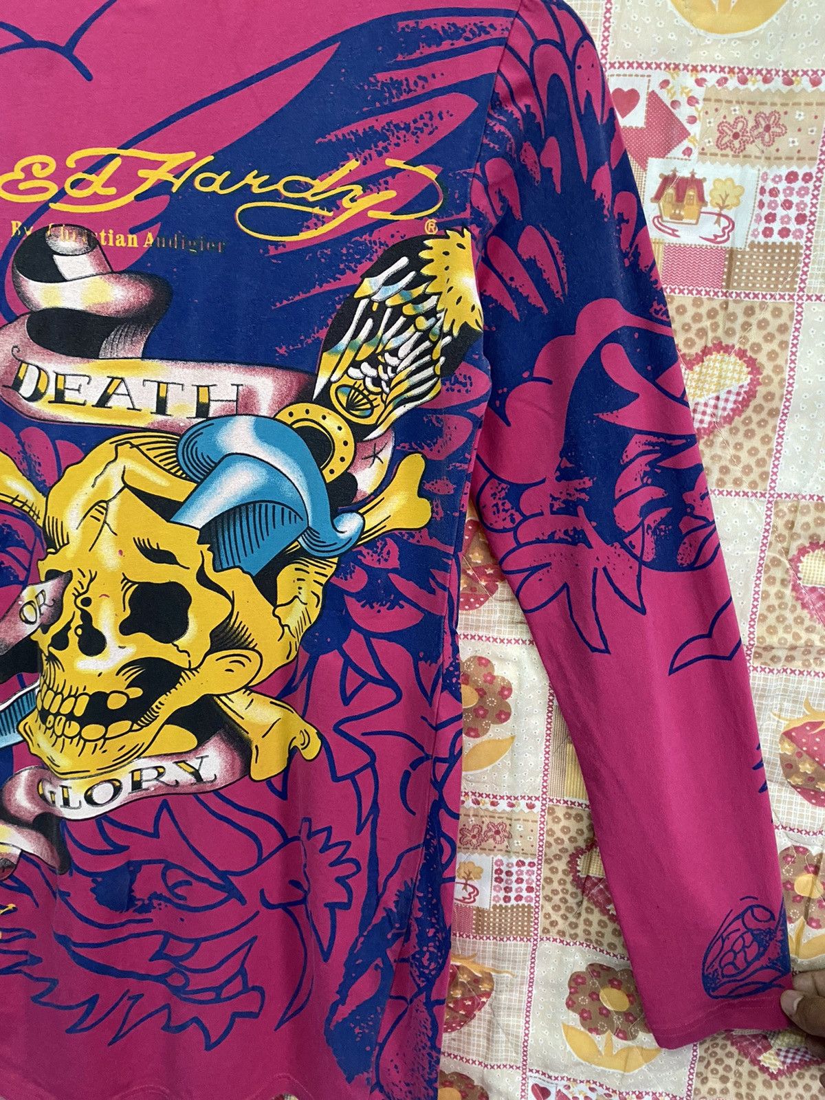 Christian Audigier Swarovski Fish x Skulls Ed Hardy by Christian Audigier Size XL / US 12-14 / IT 48-50 - 11 Thumbnail