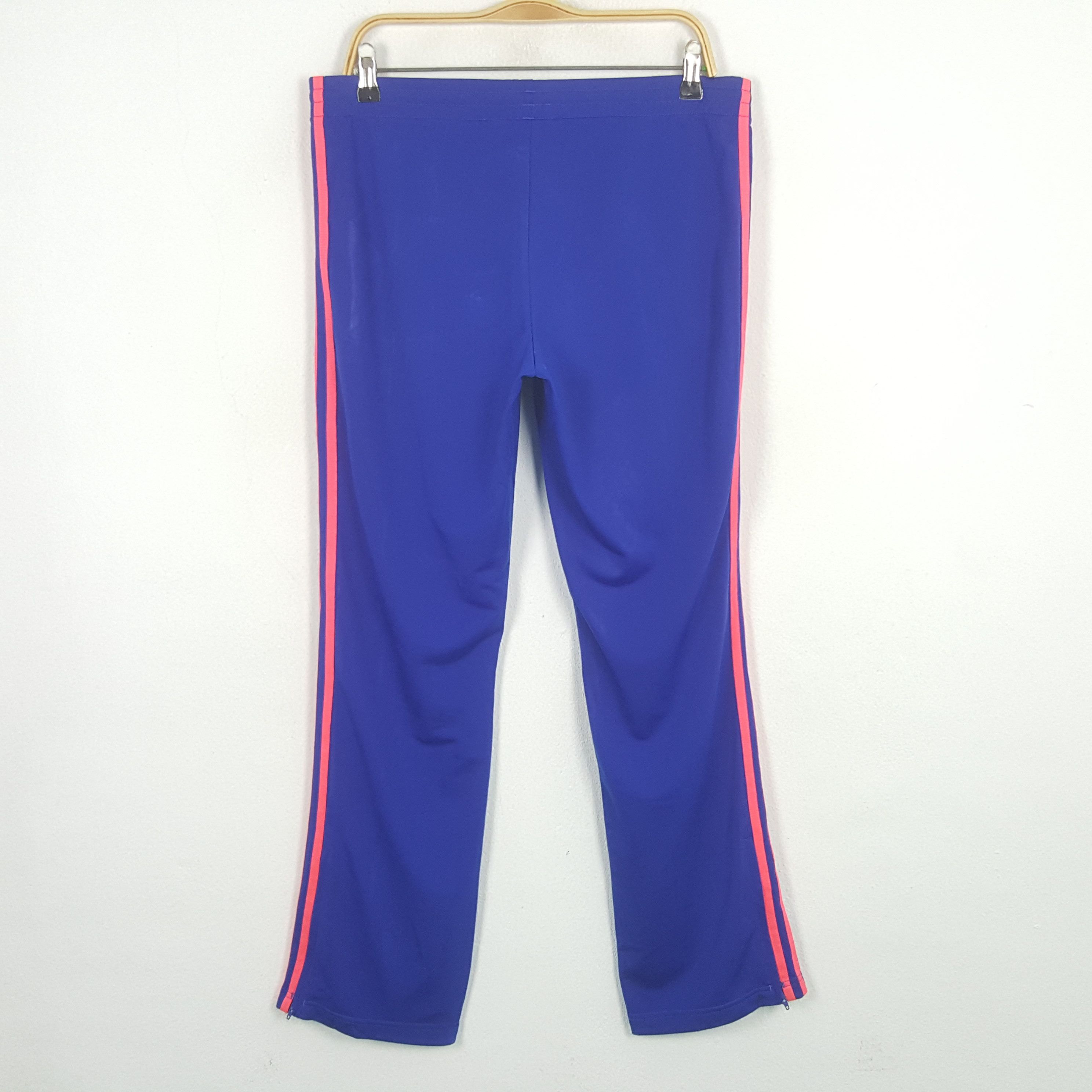 Adidas Vintage Adidas Track Sport Pink Line Pants Size US 34 / EU 50 - 4 Thumbnail