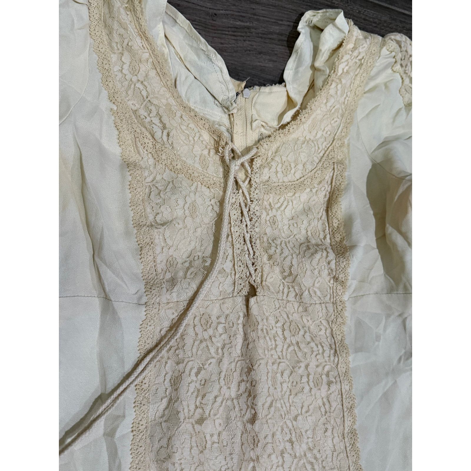 Vintage Vintage 70s Gunne Sax Jessica McClintock Prairie Dress Size M / US 6-8 / IT 42-44 - 5 Thumbnail