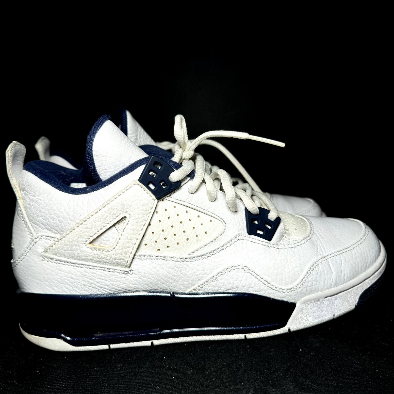 Jordan Brand × Nike Air Jordan 4 Retro LS GS Columbia Men's Shoes - Size 6.5 Size US 6.5 / EU 39-40 - 1 Thumbnail