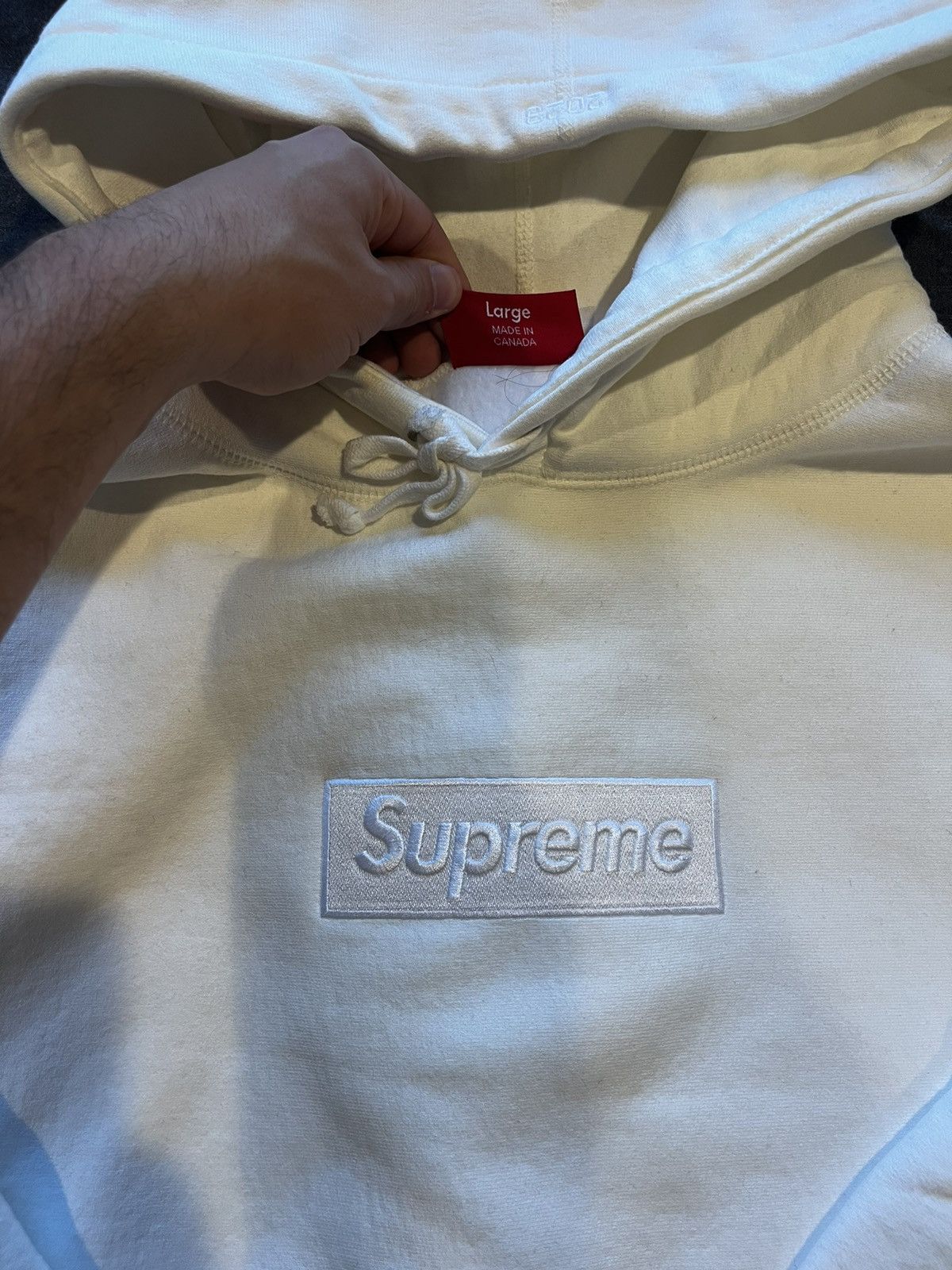 Supreme Supreme Box Logo Hooded Sweatshirt (FW 23) Size US L / EU 52-54 / 3 - 2 Thumbnail