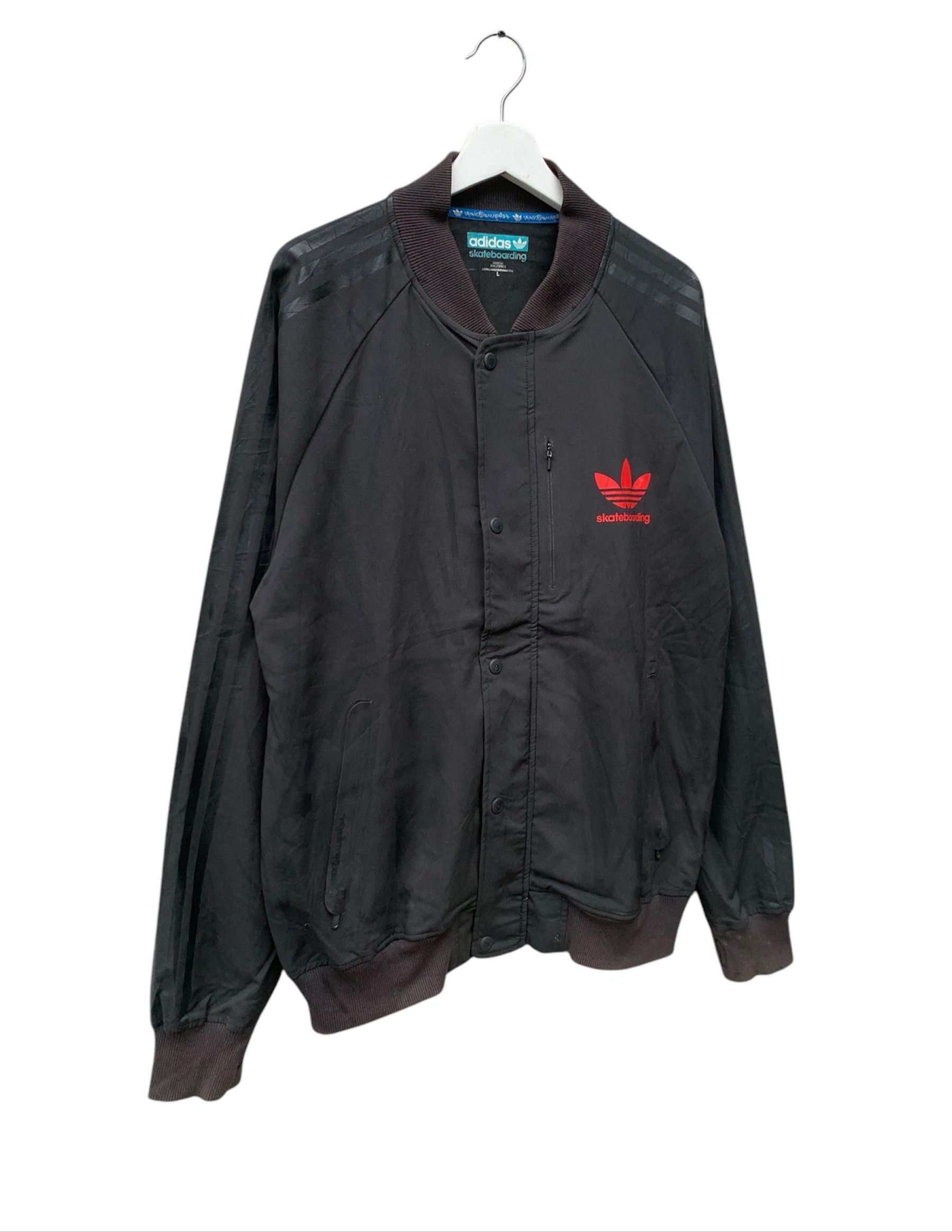 Adidas vtg Adidas Skateboarding Cartoon Button Zipper Jacket Size US L / EU 52-54 / 3 - 4 Thumbnail