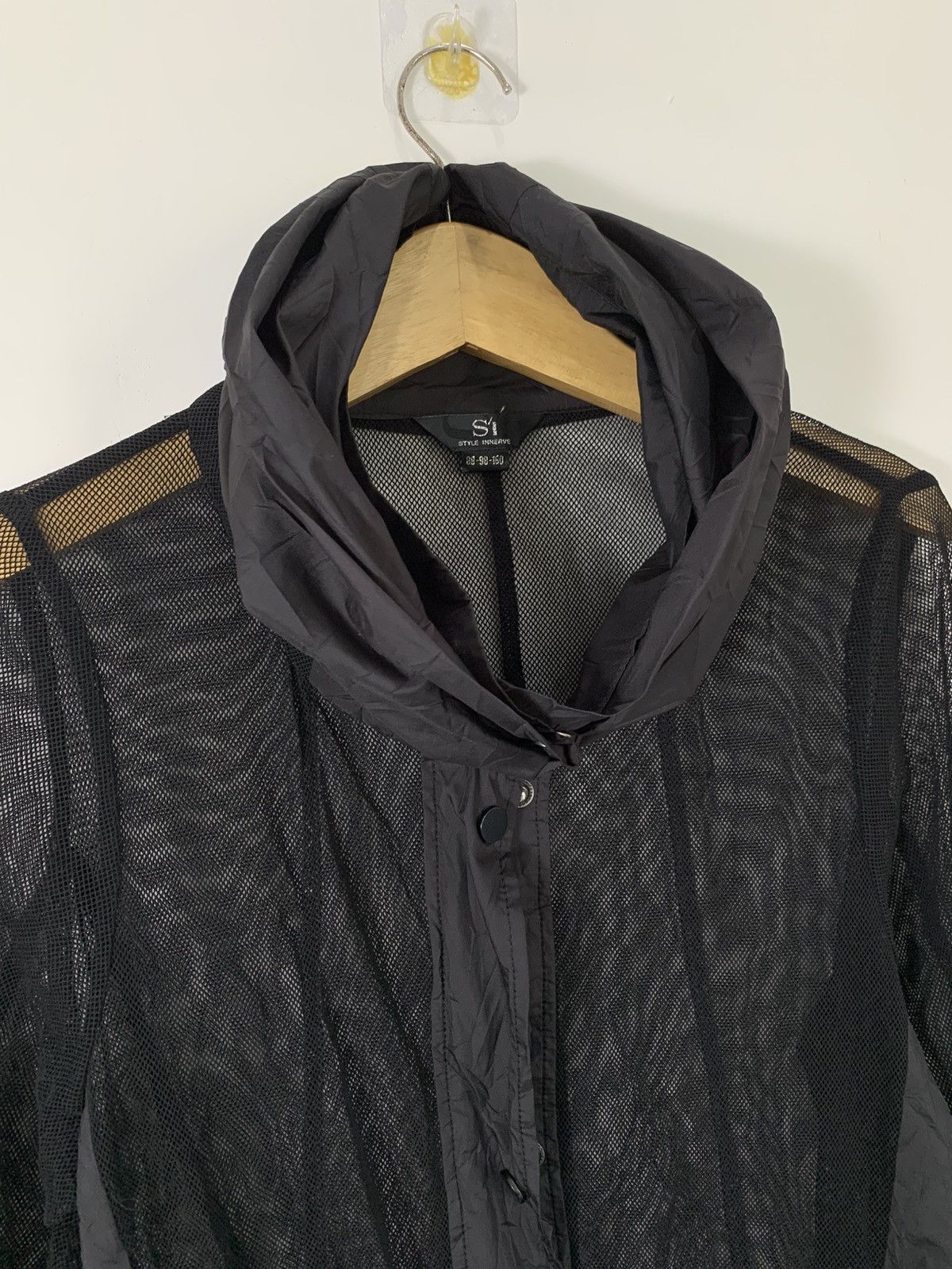 Designer vintage fishnet jacket issey miyake style era Size US M / EU 48-50 / 2 - 2 Thumbnail