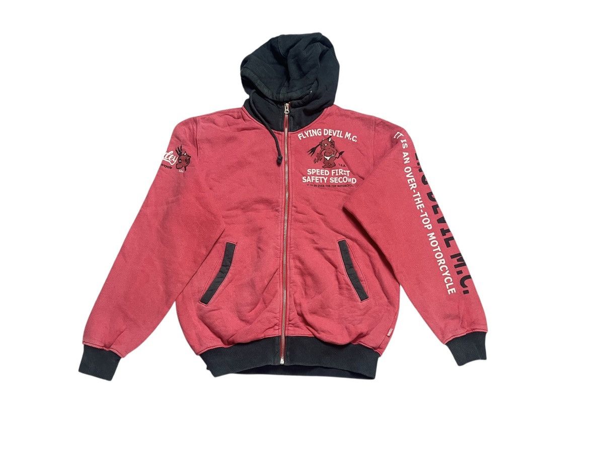 Tedman Tedman Flying Devil Motorcycle Hoodie Size US M / EU 48-50 / 2 - 2 Thumbnail
