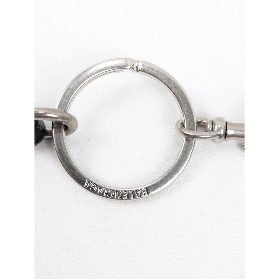 Balenciaga o1rshd1 Q:2/Size:OS/ Cities Wallet & Keyrings in Black/White Size ONE SIZE - 4 Thumbnail