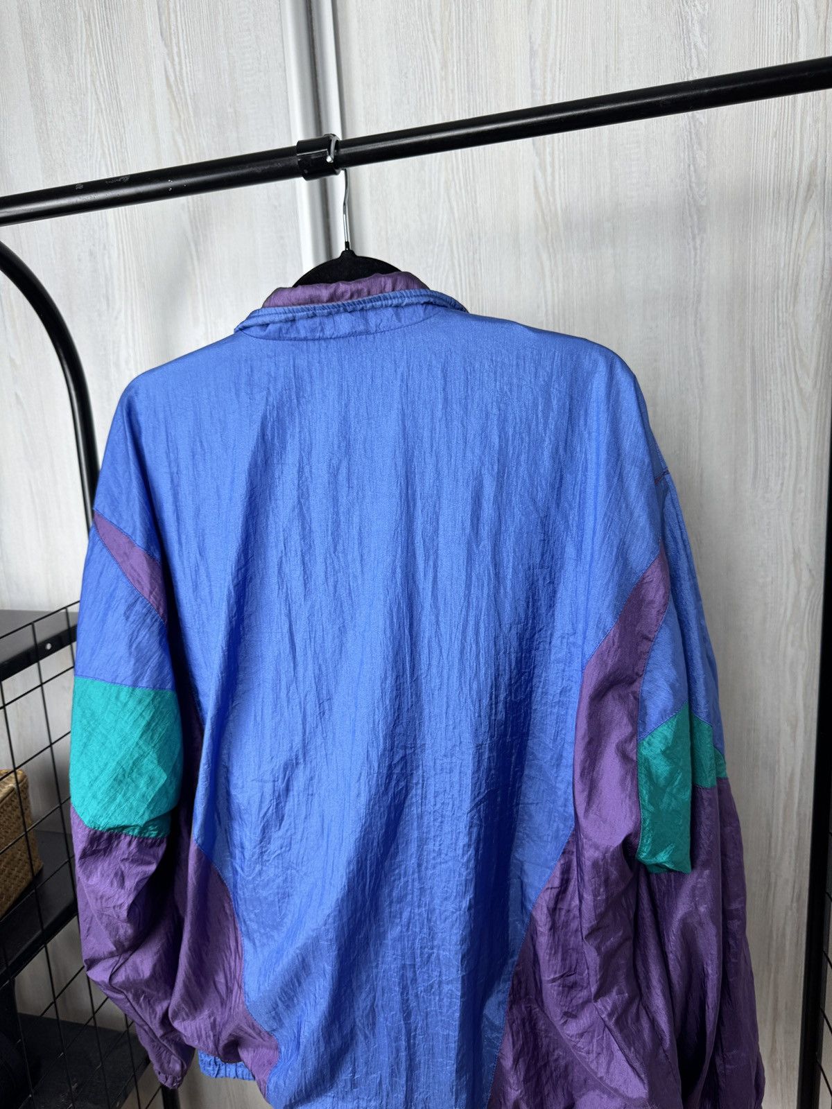 Adidas Adidas vintage 90s nylon shimmer multicolour tracksuit Size US M / EU 48-50 / 2 - 14 Thumbnail