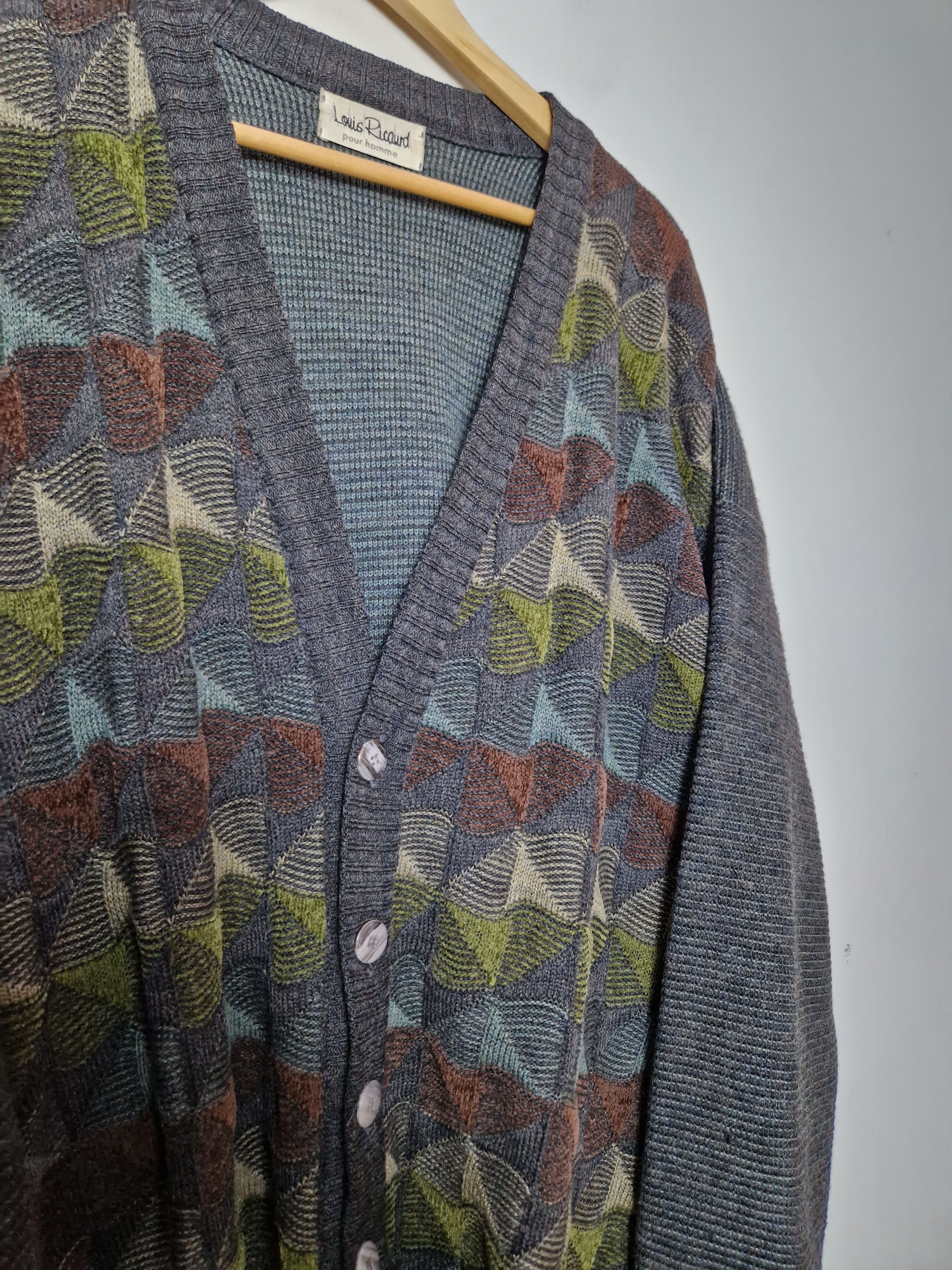 Aran Isles Knitwear vintage cardigan sweater knitwear 90s avant garde Size US XXL / EU 58 / 5 - 3 Thumbnail
