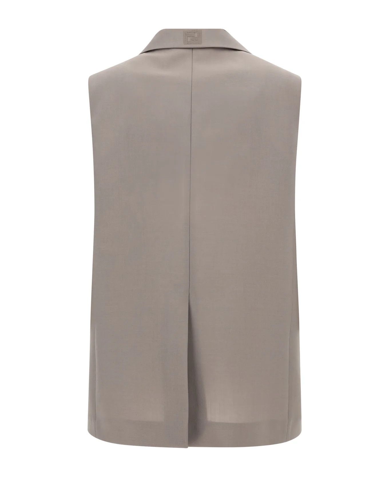 Fendi o1s1wg110426 Gilet in Grey Size XL / US 12-14 / IT 48-50 - 2 Thumbnail