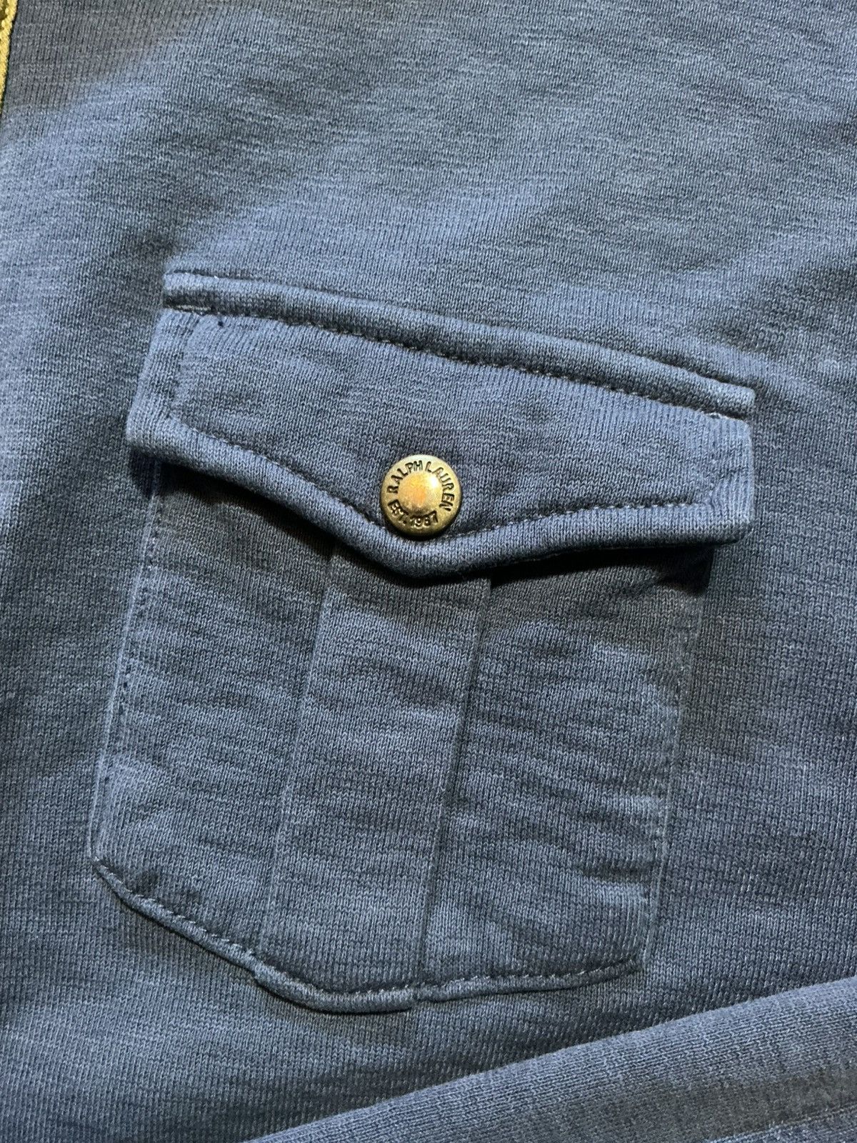Polo Ralph Lauren Vintage Polo Ralph Lauren Pocket 1/4 Zip Pullover Sweatshirt Size US L / EU 52-54 / 3 - 8 Thumbnail