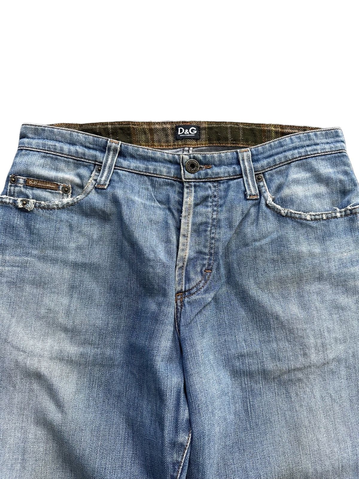 Dolce & Gabbana Vintage Dolce & Gabbana Distressed Denim Jeans Size US 32 / EU 48 - 4 Thumbnail