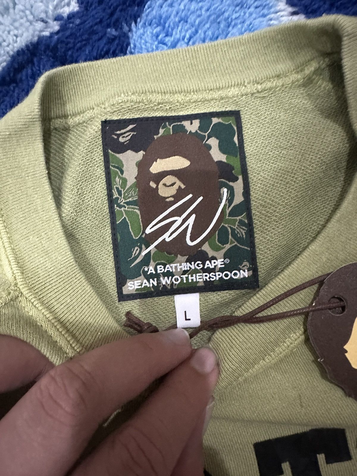 Bape Bape x Sean Wotherspoon Sweat Tee Size US L / EU 52-54 / 3 - 3 Thumbnail