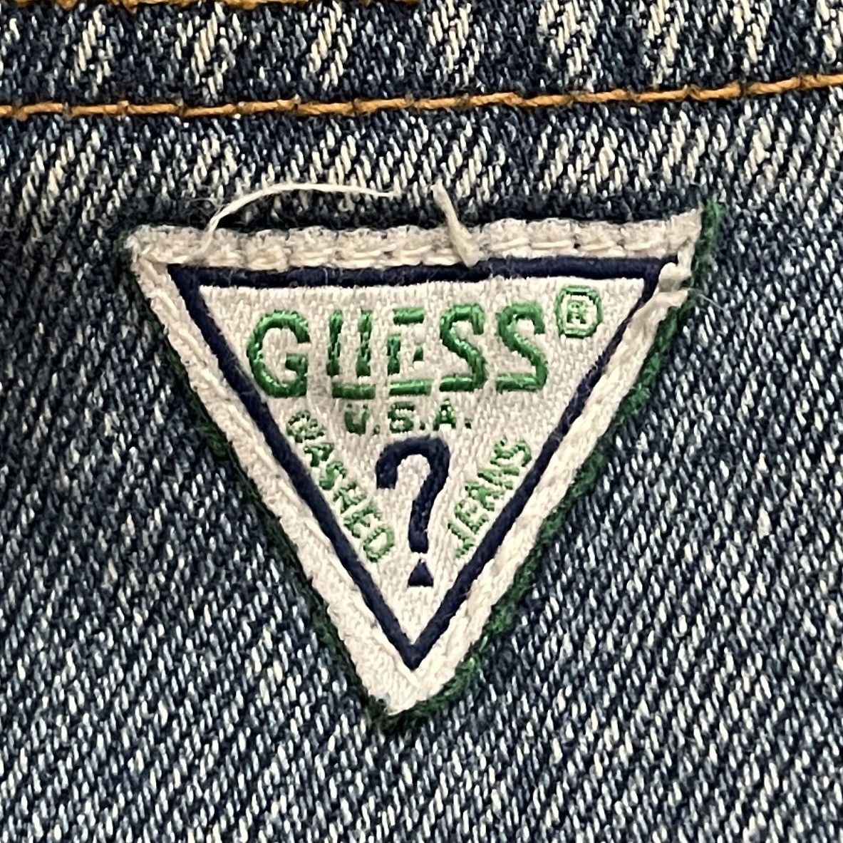 Guess × Vintage Vintage Brand Guess Made In Usa Jeans 1990s Size US 33 - 9 Thumbnail