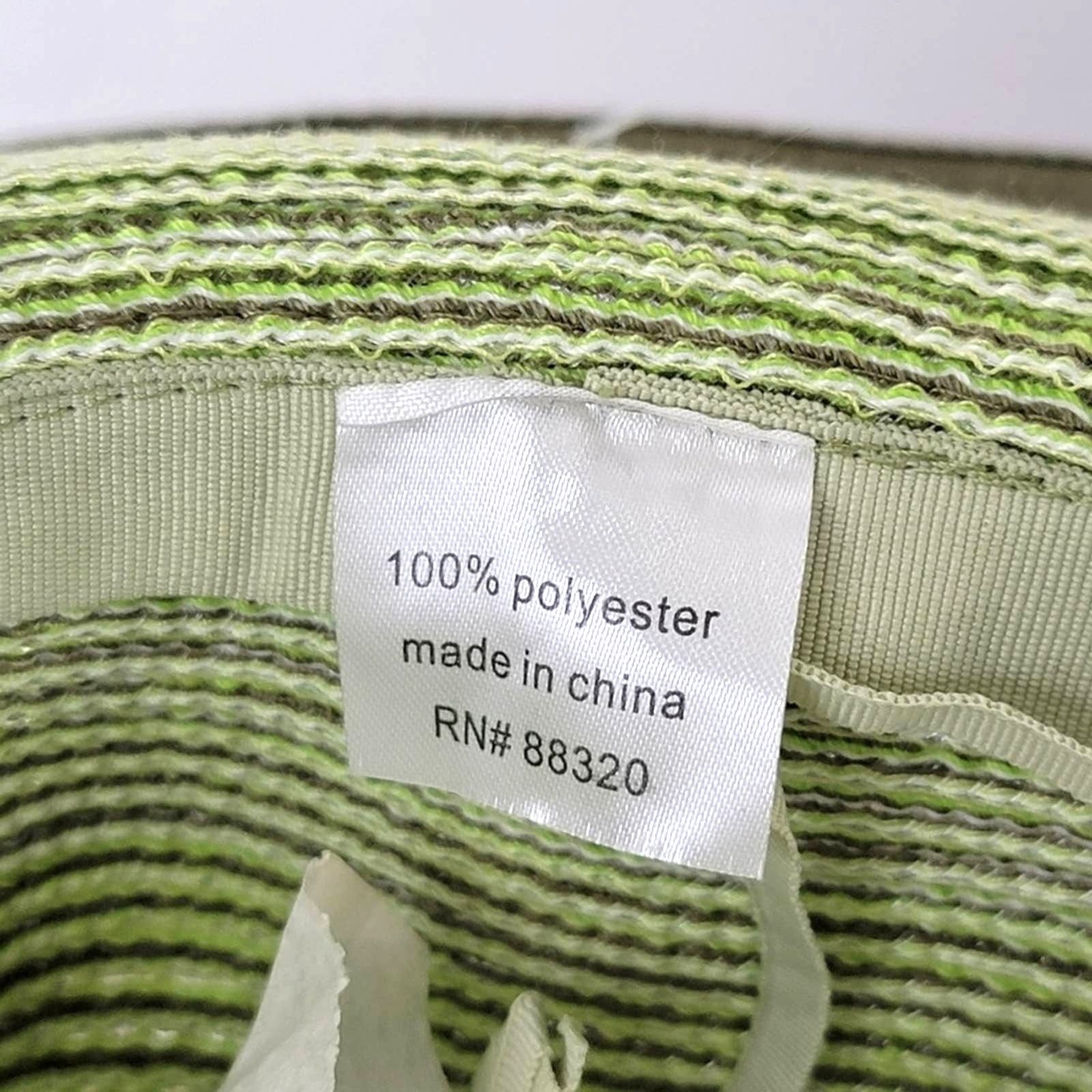 Designer NEW Floppy Light Green Summer Sun Hat Size ONE SIZE - 8 Thumbnail