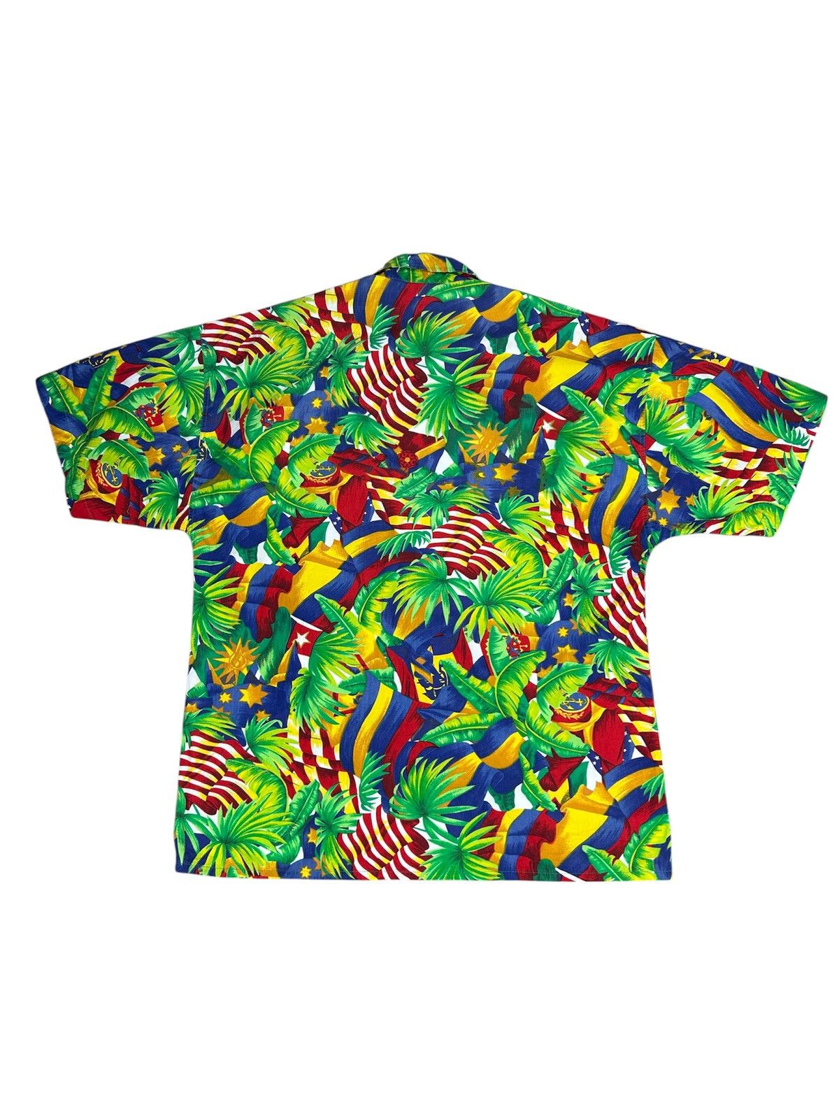 Versace Jeans Couture Vintage Versace Jeans Couture Aloha Shirt Size US L / EU 52-54 / 3 - 2 Thumbnail