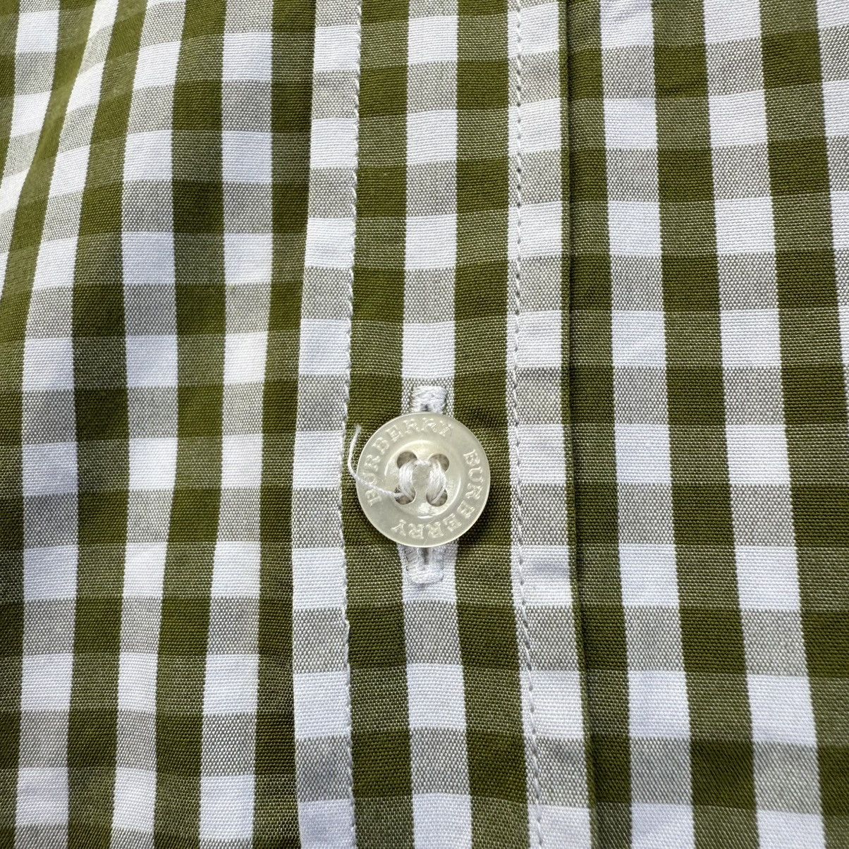 Burberry Burberry Brit Button Up Green Shirt Size US L / EU 52-54 / 3 - 5 Thumbnail