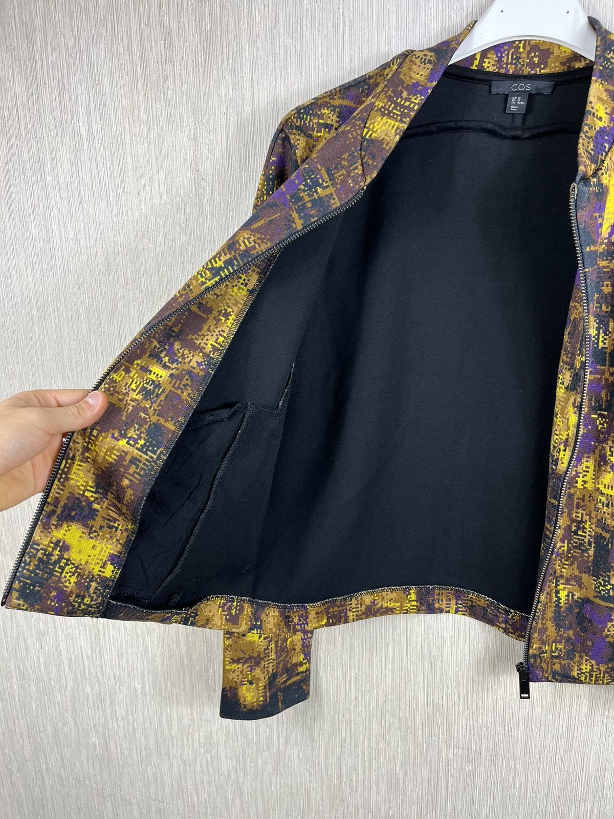 Cos × Designer COS abstract full print pixel light viscose jacket Size XS / US 0-2 / IT 36-38 - 15 Thumbnail