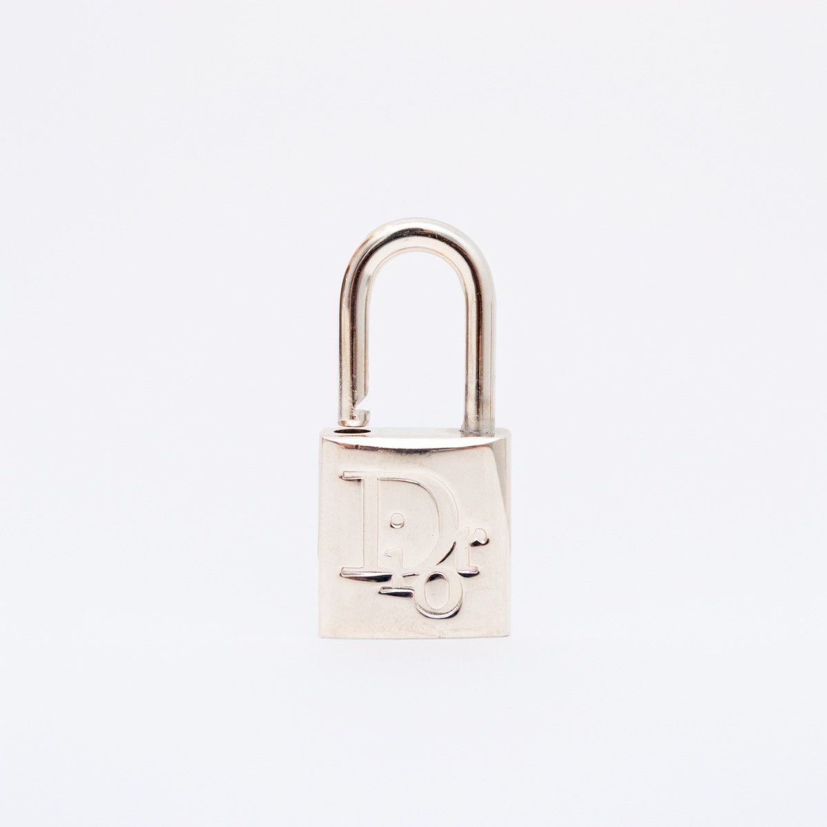 Dior Christian Dior Silver Logo Padlock and Key Bag Charm Set Size ONE SIZE - 1 Thumbnail