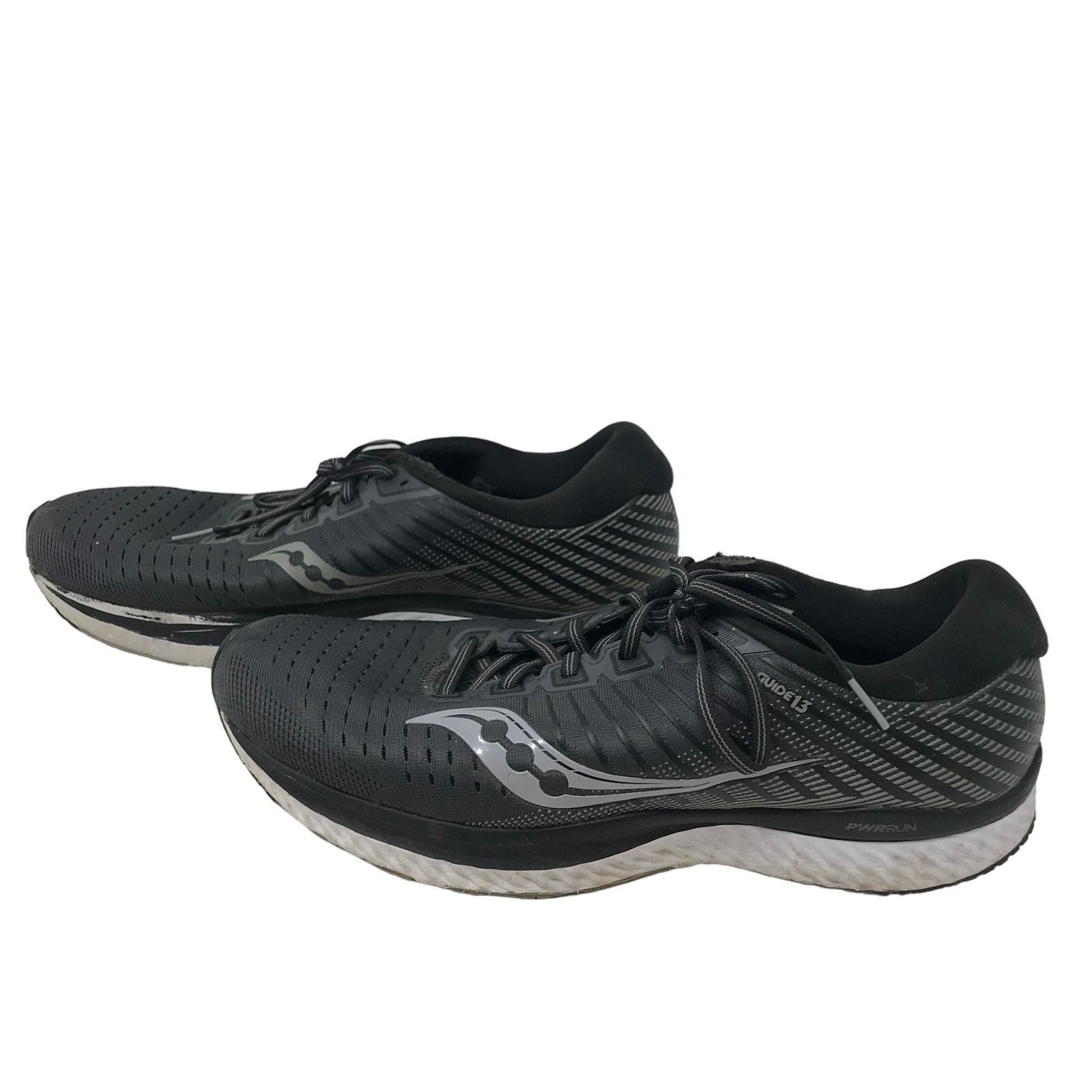 Saucony Saucony Guide 13 Running Black, White Mens 12 Size US 12 / EU 45 - 2 Thumbnail
