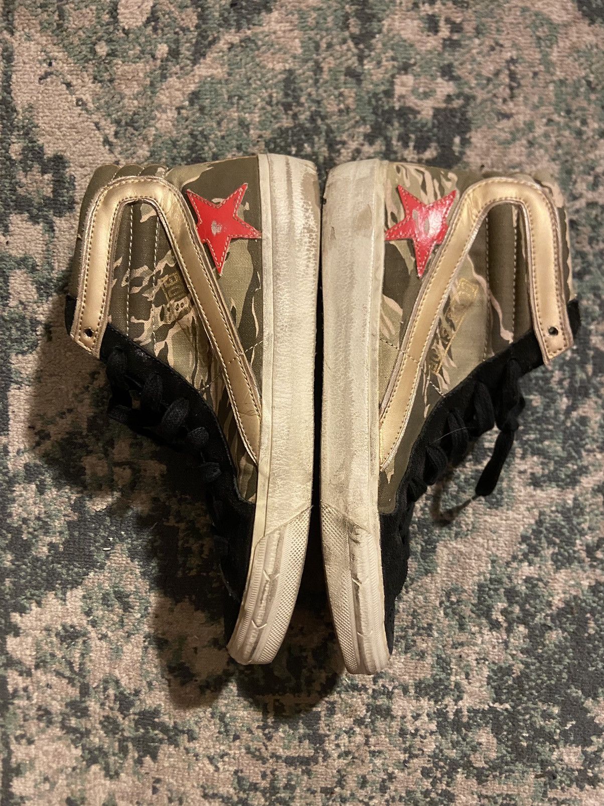 Golden Goose Golden Goose Printed Distressed Accents sneakers size 37 Size US 6.5 / IT 36.5 - 2 Thumbnail