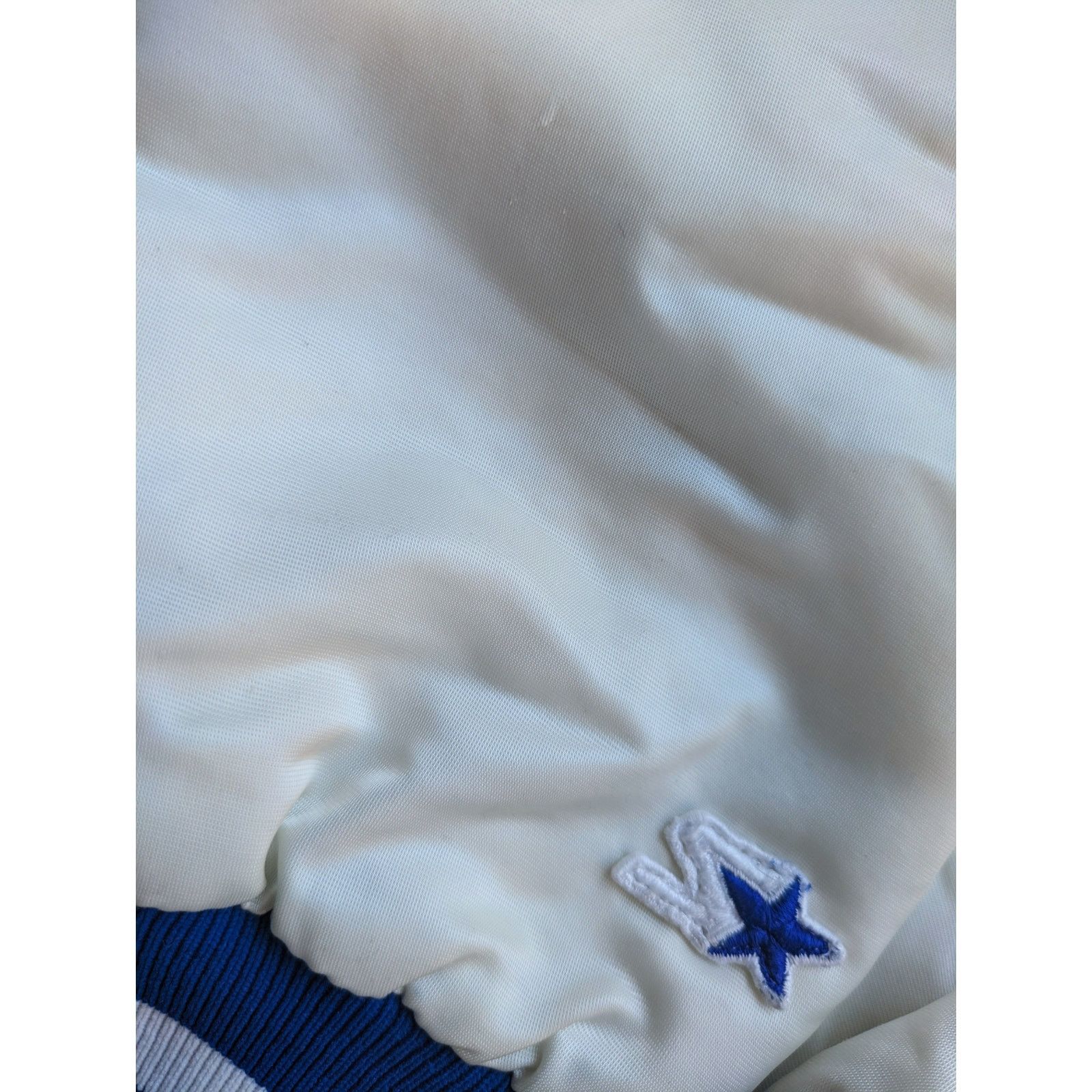 MLB × Starter Los Angeles Dodgers 80s STARTER satin bomber zip M white vtg Size US M / EU 48-50 / 2 - 5 Thumbnail