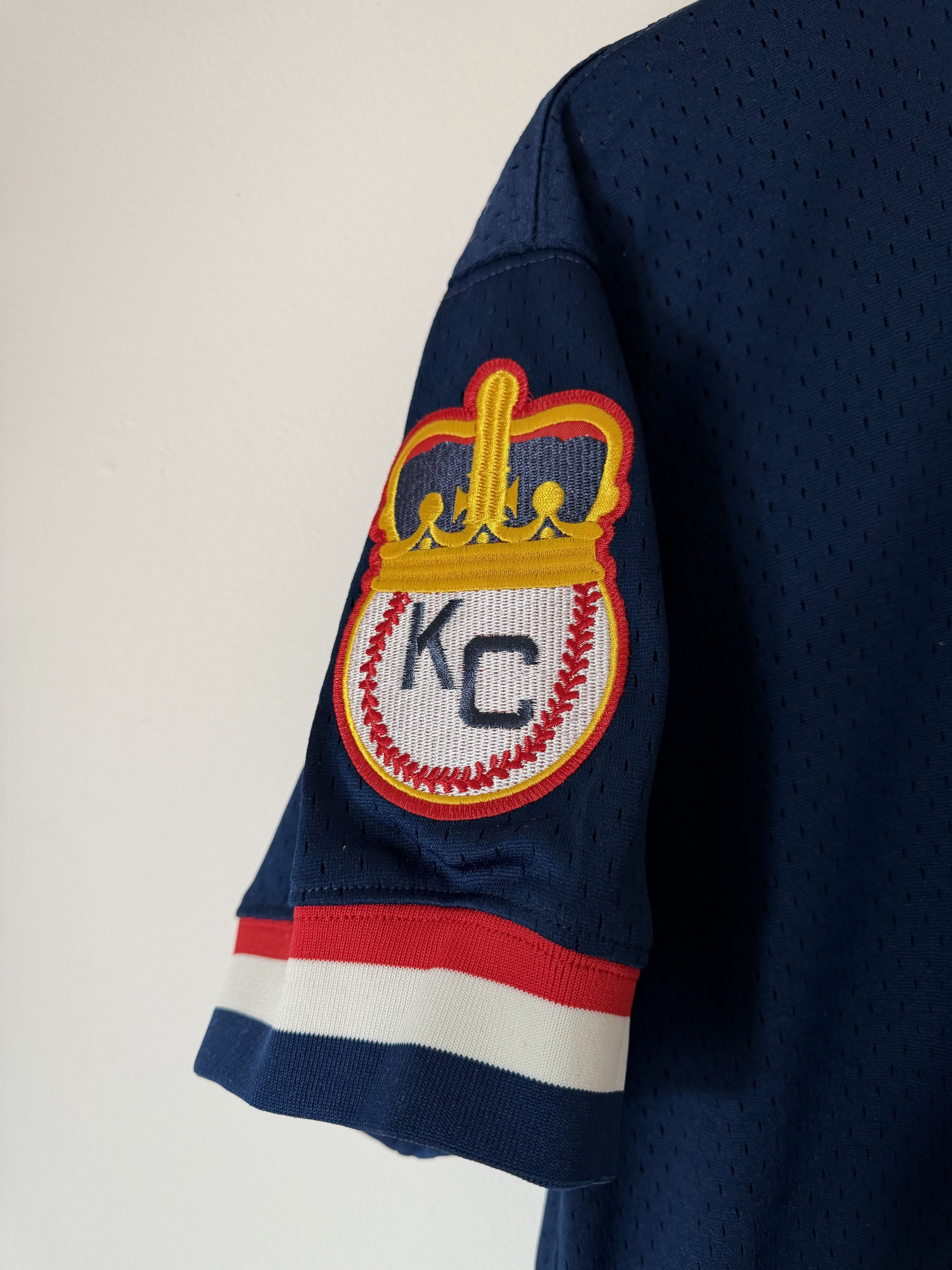 Ebbets Field Flannels Ebbets Field Jackie Robinson KC Monarchs V-Neck Jersey Size US M / EU 48-50 / 2 - 4 Thumbnail
