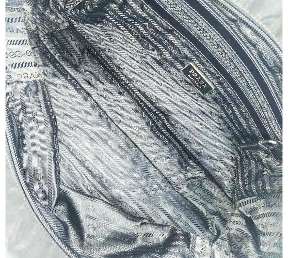 Prada Authentic PRADA Black Nylon Tessuto Boston Bag Size ONE SIZE - 6 Thumbnail