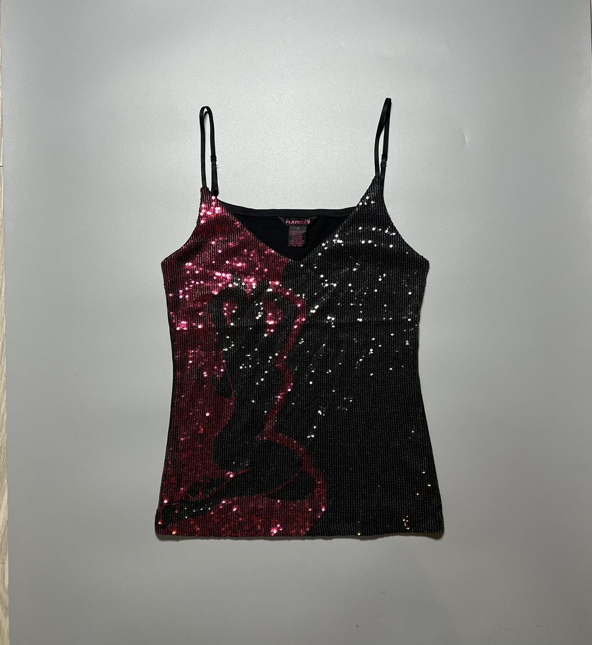 Playboy 90's Playboy Sequin Top (Rare to Find) Size M / US 6-8 / IT 42-44 - 1 Thumbnail