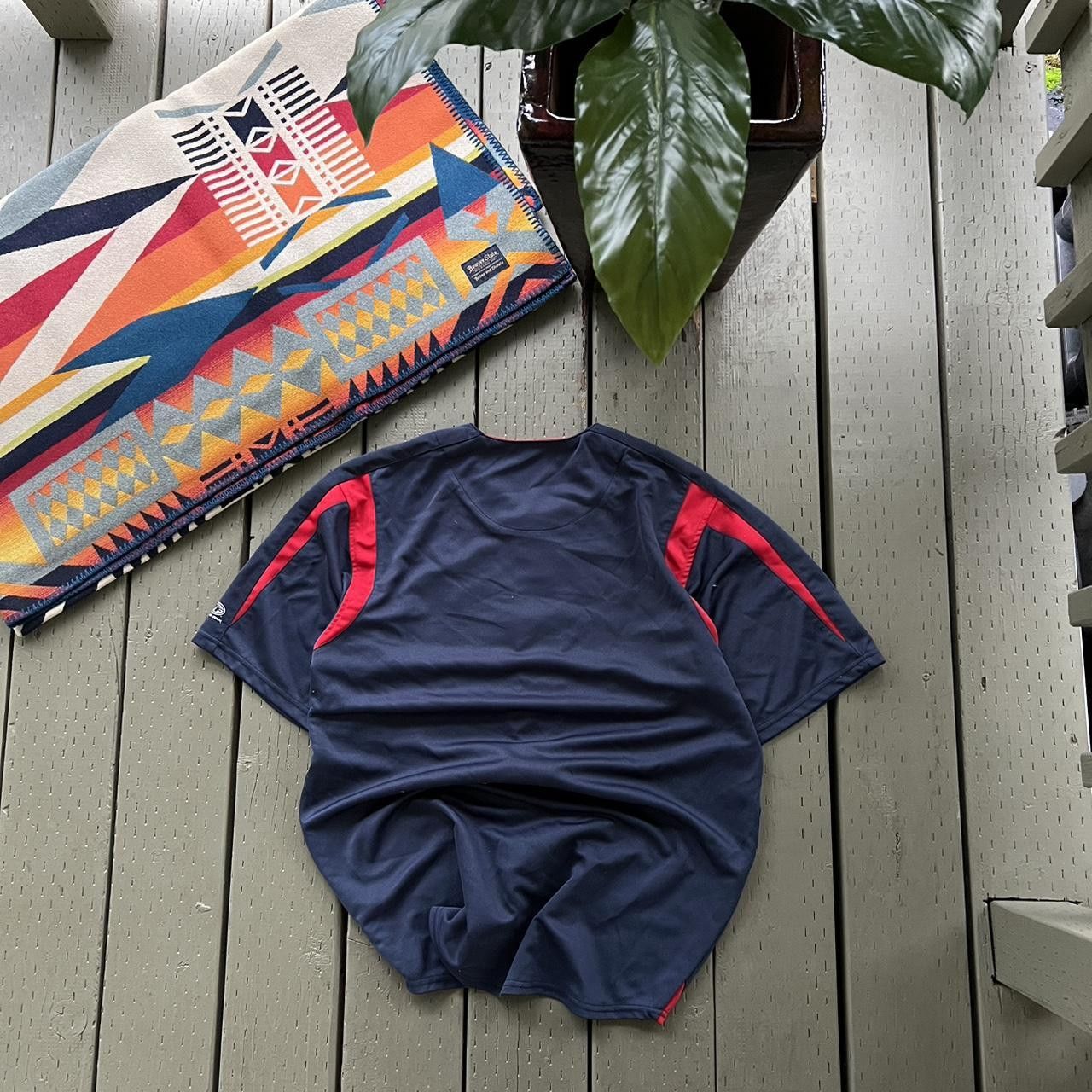 MLB × Vintage 90s Atlanta Braves Baseball Jersey Size US L / EU 52-54 / 3 - 4 Thumbnail