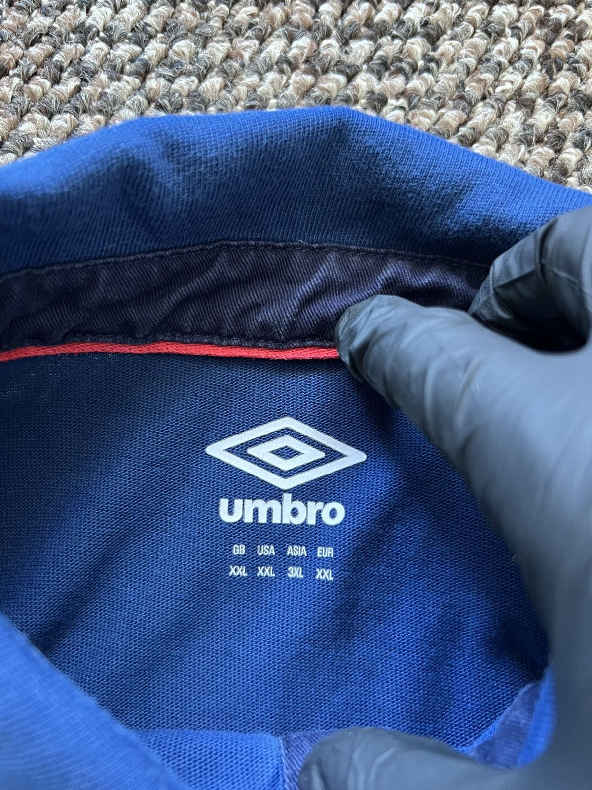 Umbro Umbro England League 02 Rugby Jersey Shirt Size US XXL / EU 58 / 5 - 8 Thumbnail