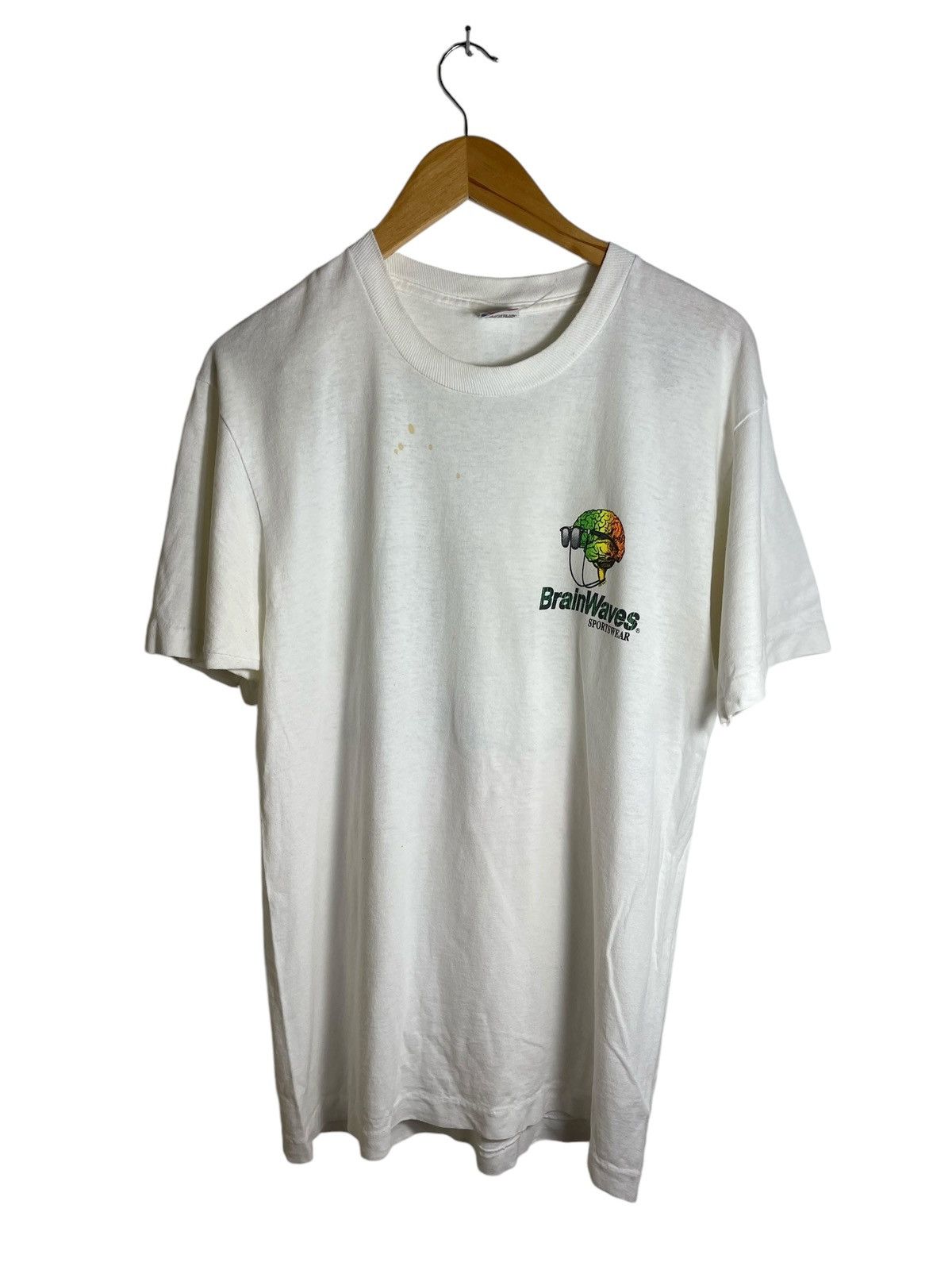 Vintage Vintage BrainWaves Sport wear shirt Size US M / EU 48-50 / 2 - 2 Thumbnail