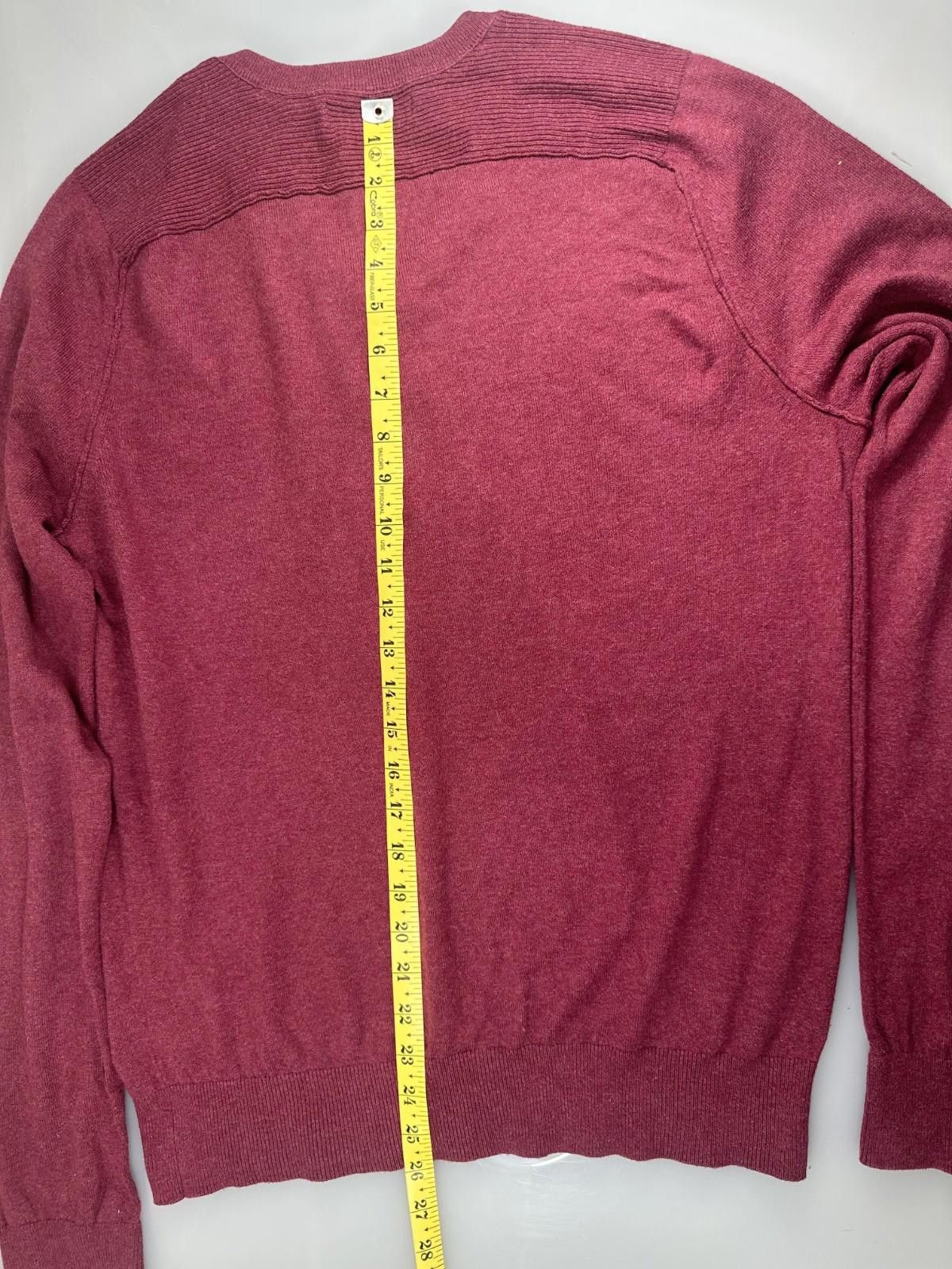 Banana Republic Banana Republic Men's Small Red Lightweight Pullover Sweater Size US S / EU 44-46 / 1 - 3 Thumbnail