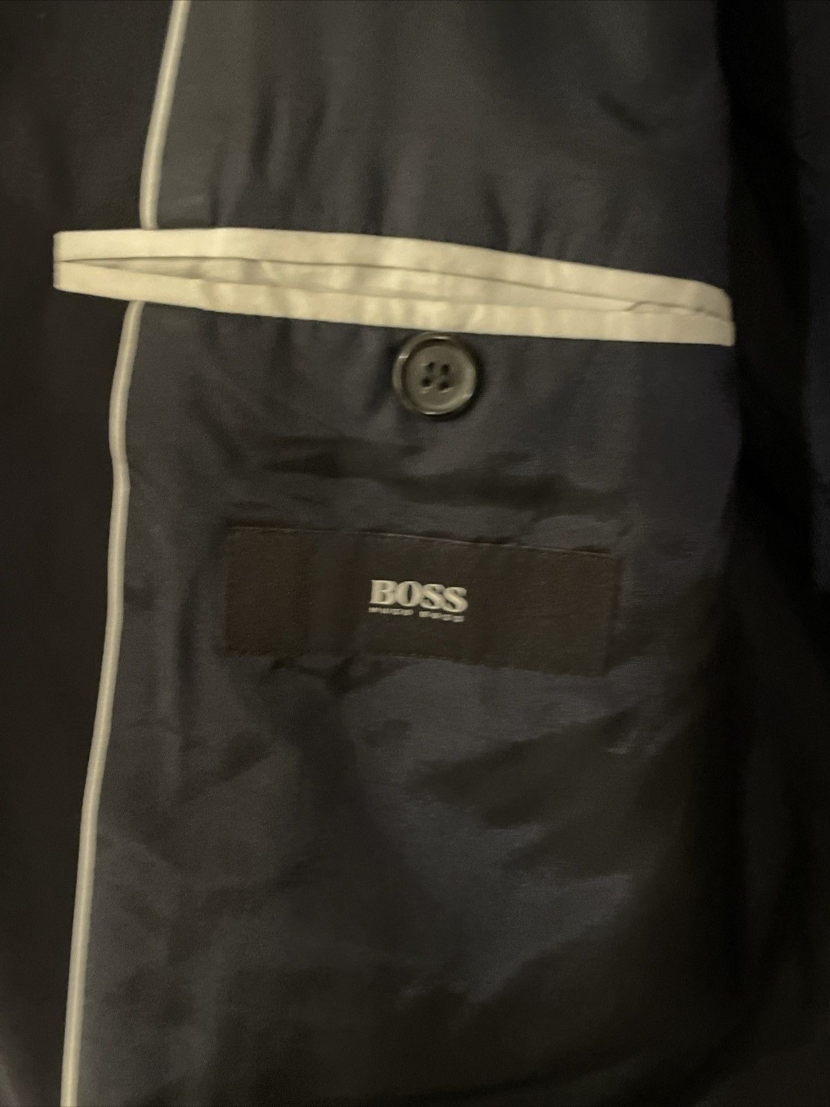 Hugo Boss Hugo Boss Jam Sharp 2 Button Blue Suit Jacket Blazer Size 44L - 5 Thumbnail