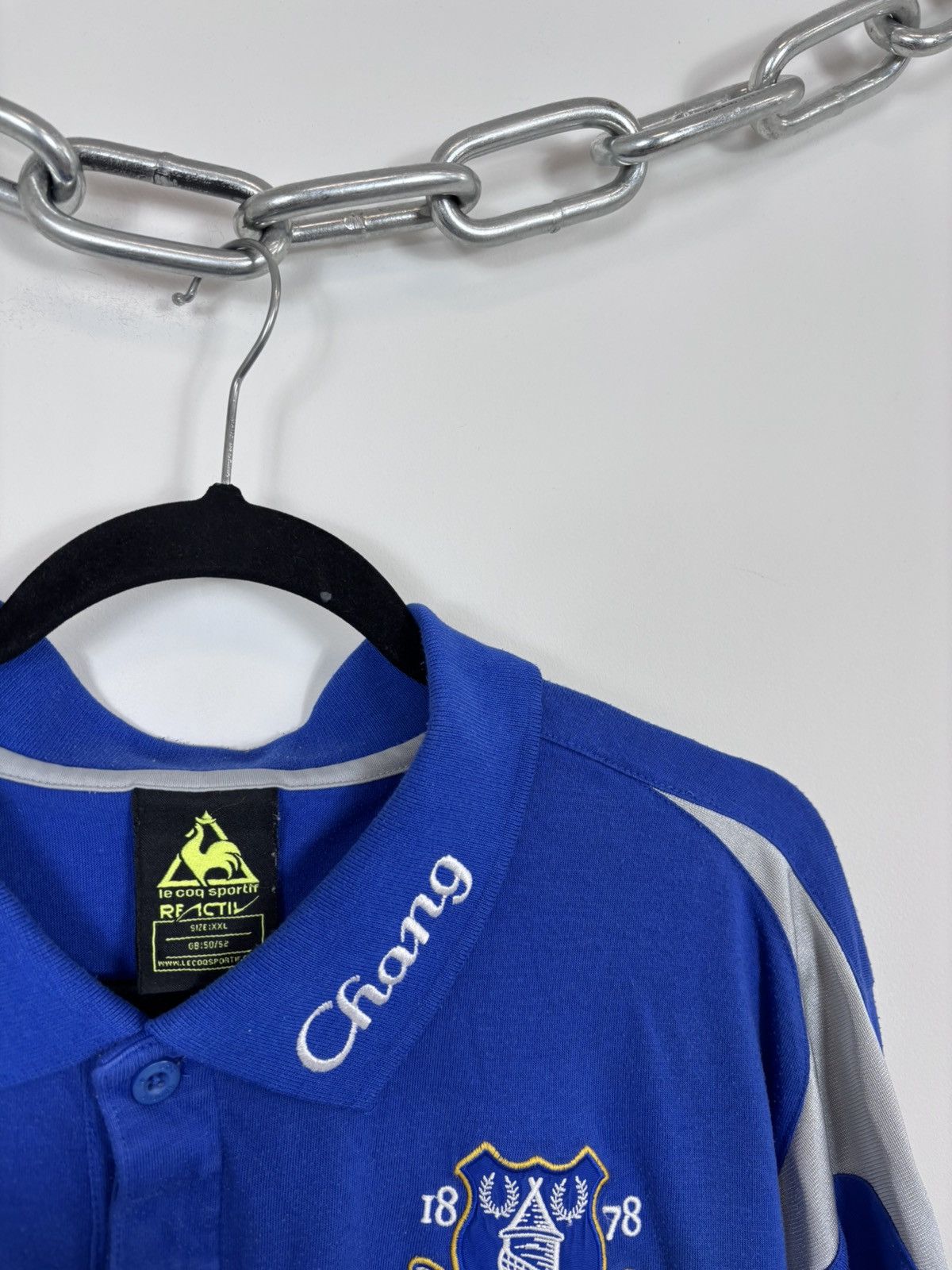Le Coq Sportif Le Coq Sportif Everton 2009/2010 Polo Shirt Jersey Shirt Size US XXL / EU 58 / 5 - 6 Thumbnail