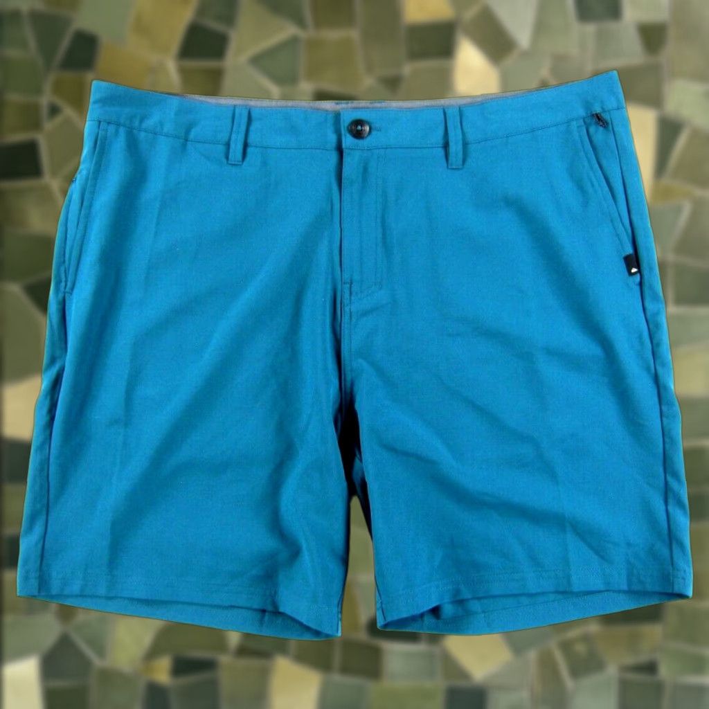 Quiksilver Quiksilver Amphibian Teal Green Pocket Stretch Surf Board Chino Short Men 38 Size US 38 / EU 54 - 1 Thumbnail