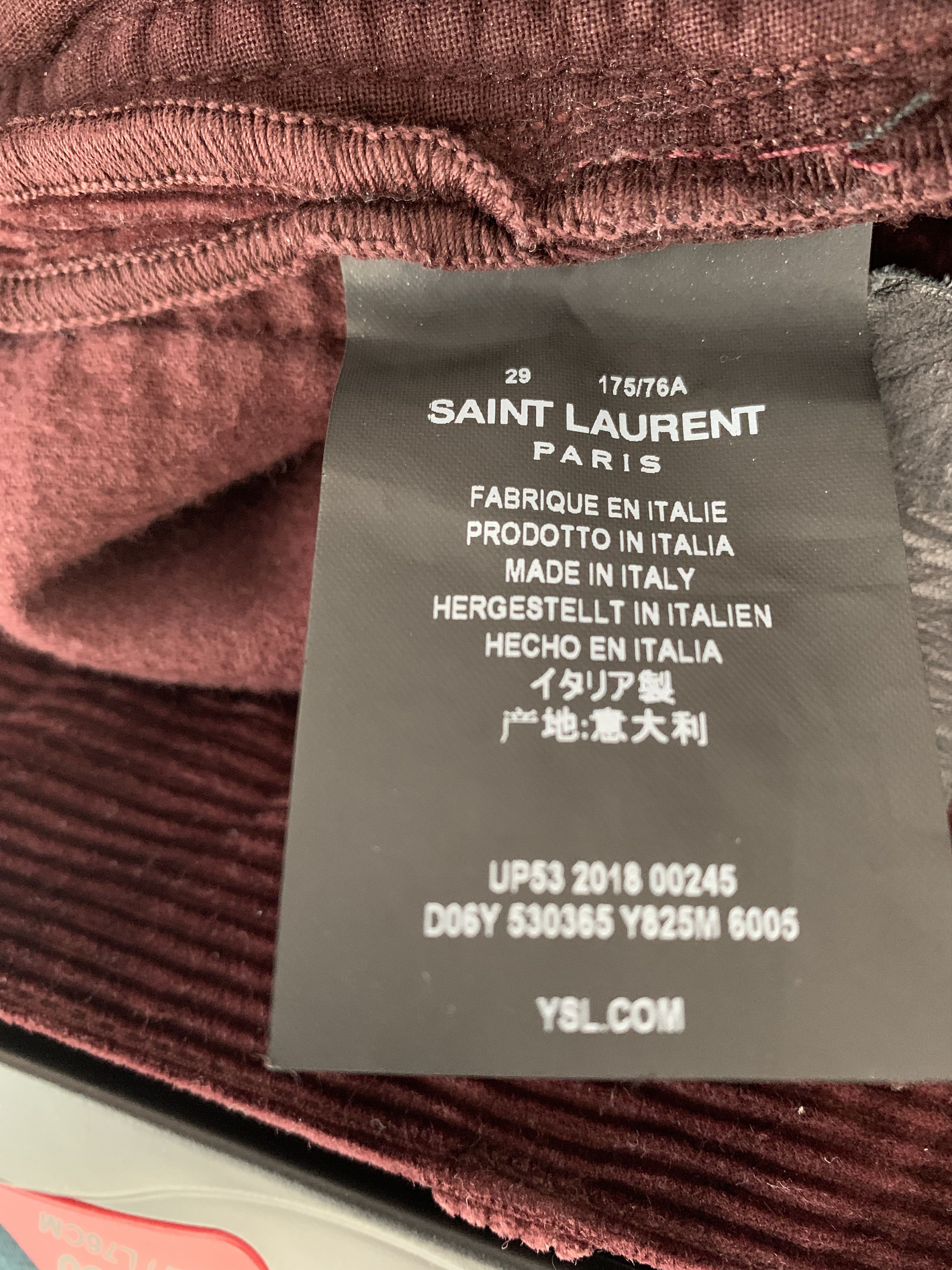 Saint Laurent Paris Saint Laurent D17 Bootcut Corduroys Size US 29 - 4 Thumbnail