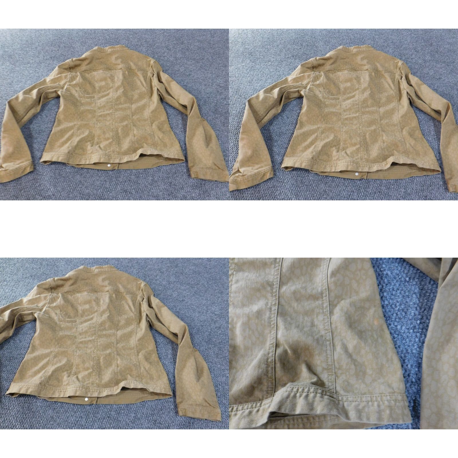 NYDJ NYDJ Jacket Womens XL brown denim animal print stretch Size XL / US 12-14 / IT 48-50 - 8 Thumbnail