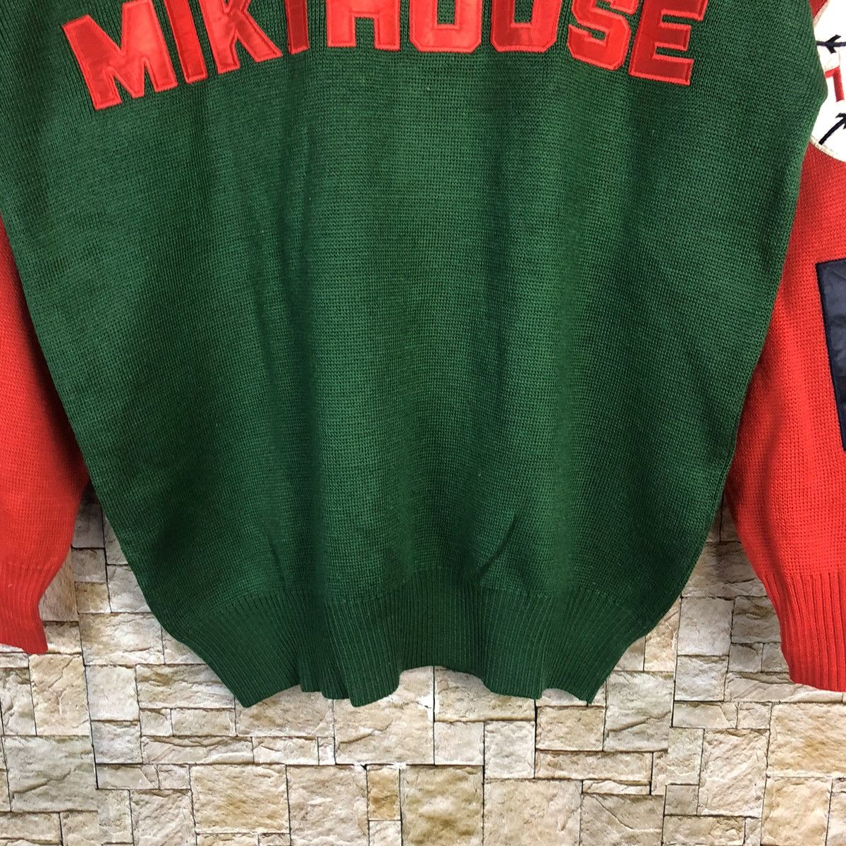 Japanese Brand × Vintage Miki House Green/Red Sweatshirt #A754 Size US M / EU 48-50 / 2 - 6 Thumbnail