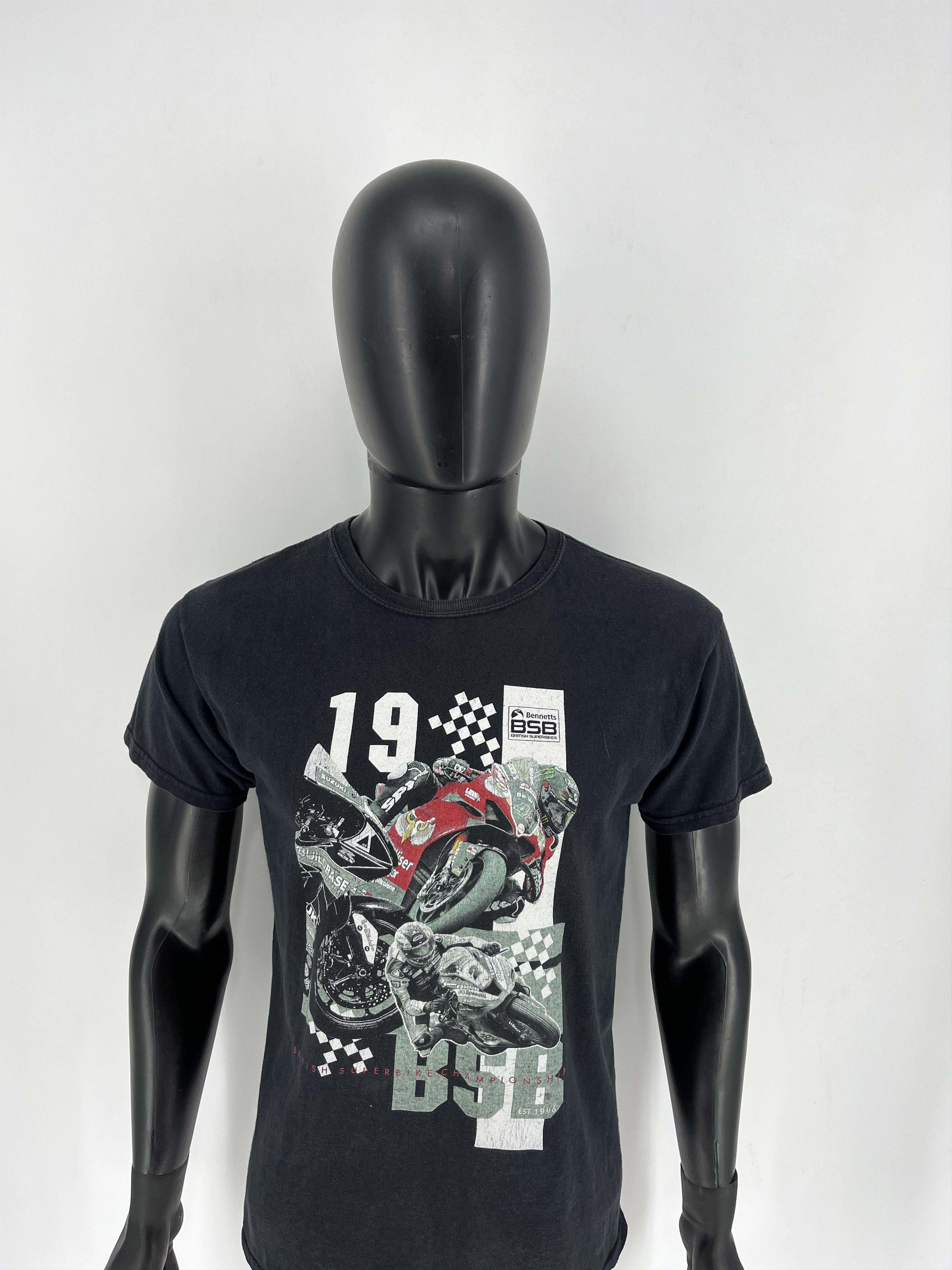 Other Vintage BSB British Superbike Faded T-Shirt Y2k Suzuki M617 Size US XL / EU 56 / 4 - 5 Thumbnail