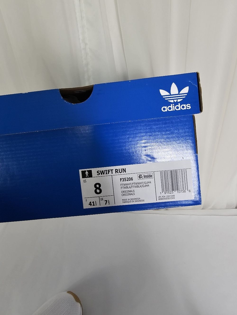 Adidas Adidas Orginals Swift Run Cloud White Gum Running Sneakers Size US 8 / EU 41 - 9 Thumbnail
