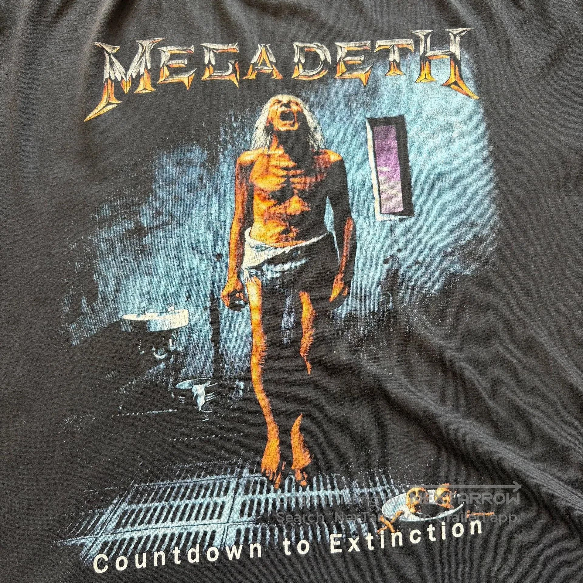 Vintage Vintage 90s Megadeth Bootleg Band Tee. Size US M / EU 48-50 / 2 - 4 Thumbnail